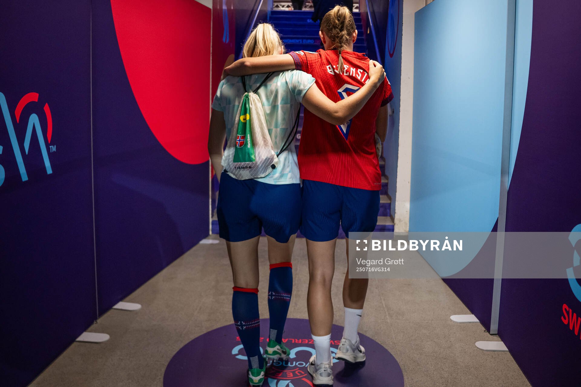 Mathilde Harviken and Marthine Østenstad of Norway