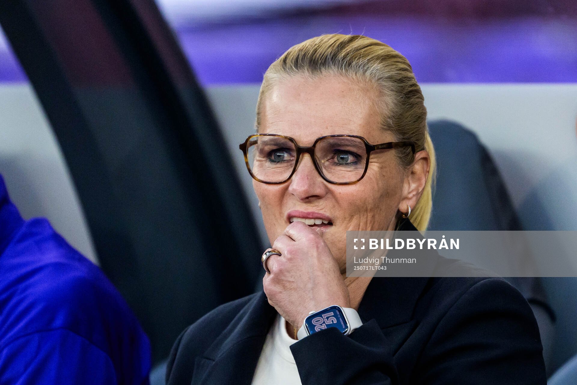 Head coach Sarina Wiegman of England