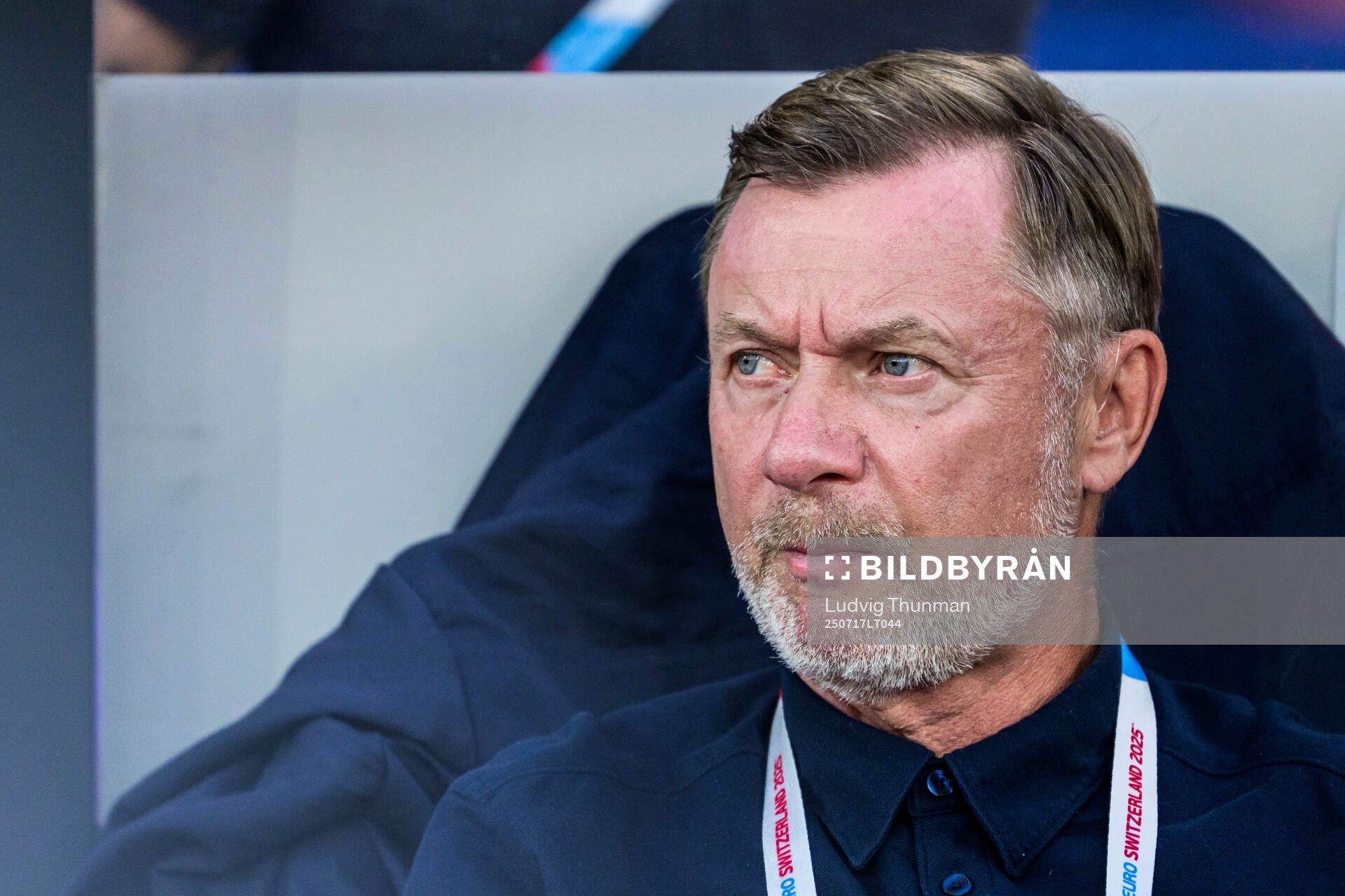 Head coach Peter Gerhardsson of Sweden