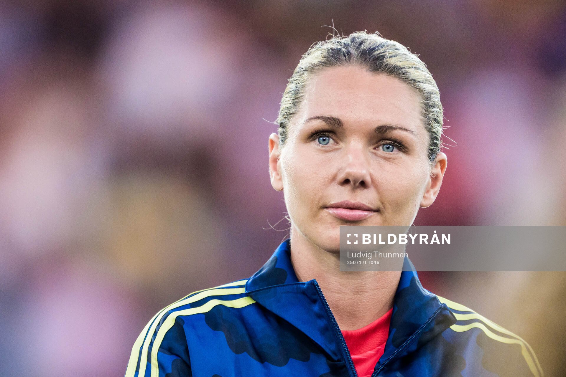 Goalkeeper Jennifer Falk of Sweden