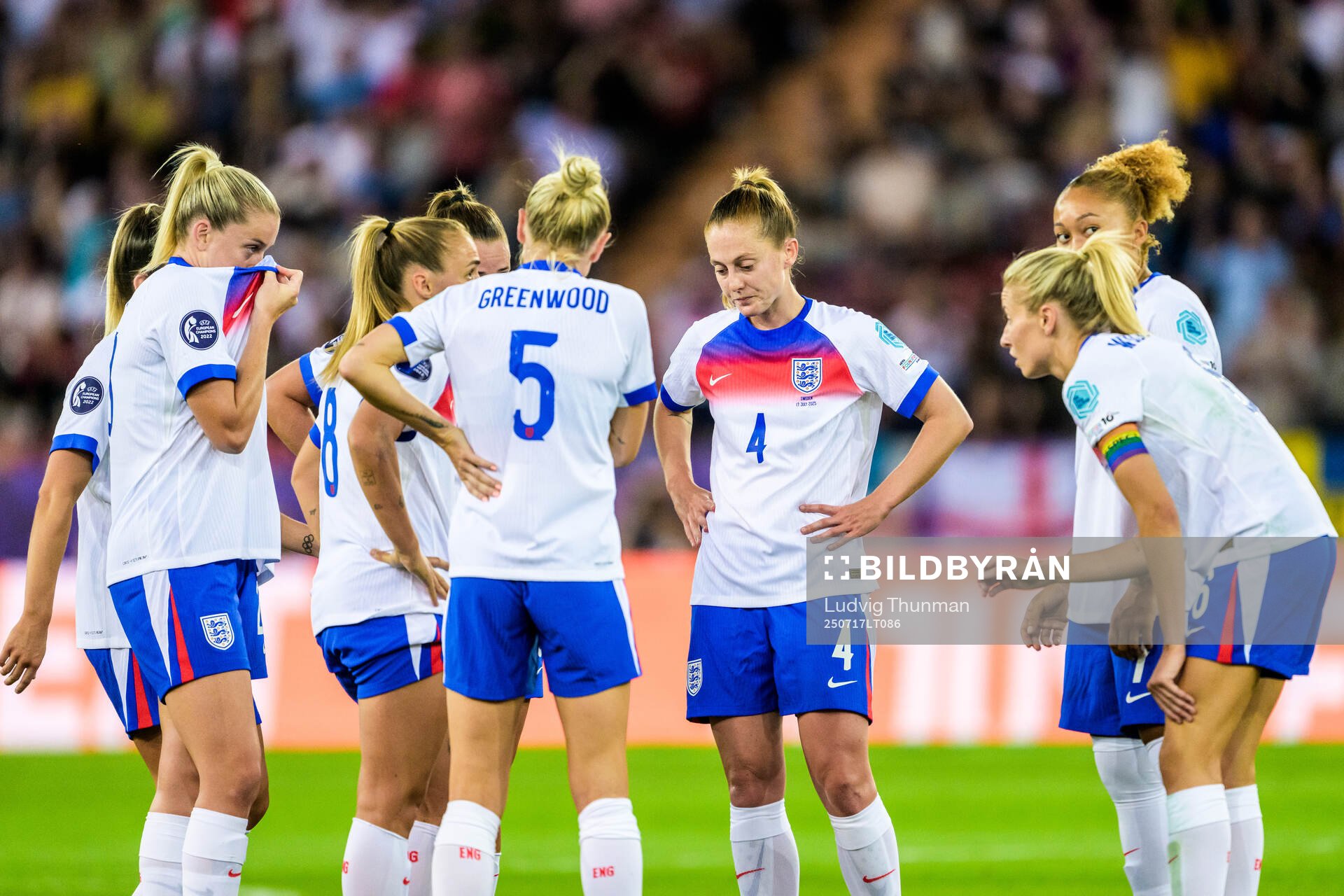 Keira Walsh looks dejected