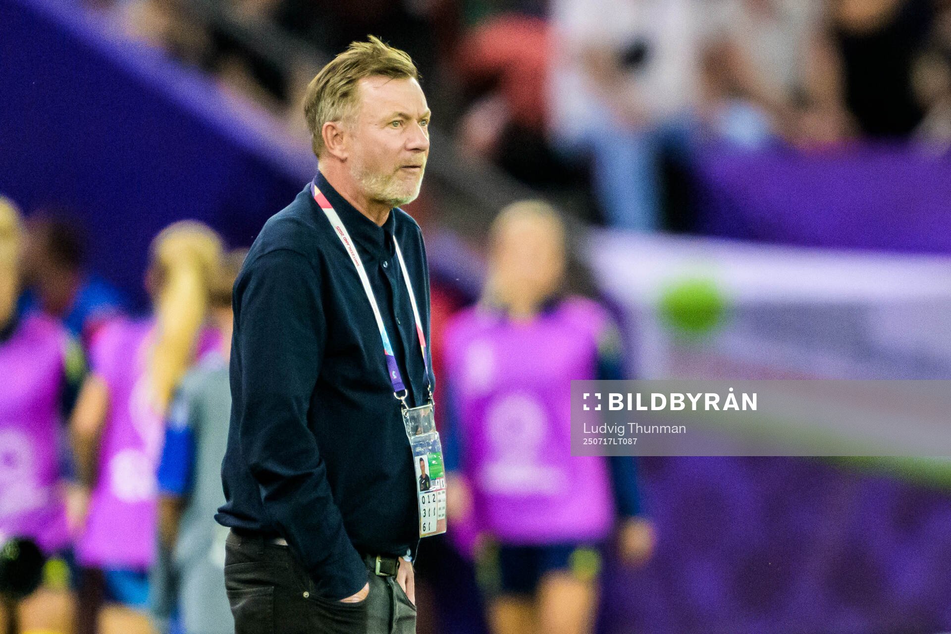 Head coach Peter Gerhardsson of Sweden