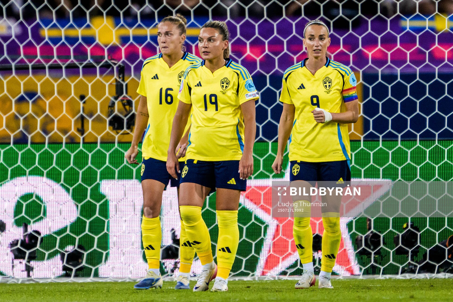 Filippa Angeldahl, Johanna Rytting Kaneryd and Kosovare