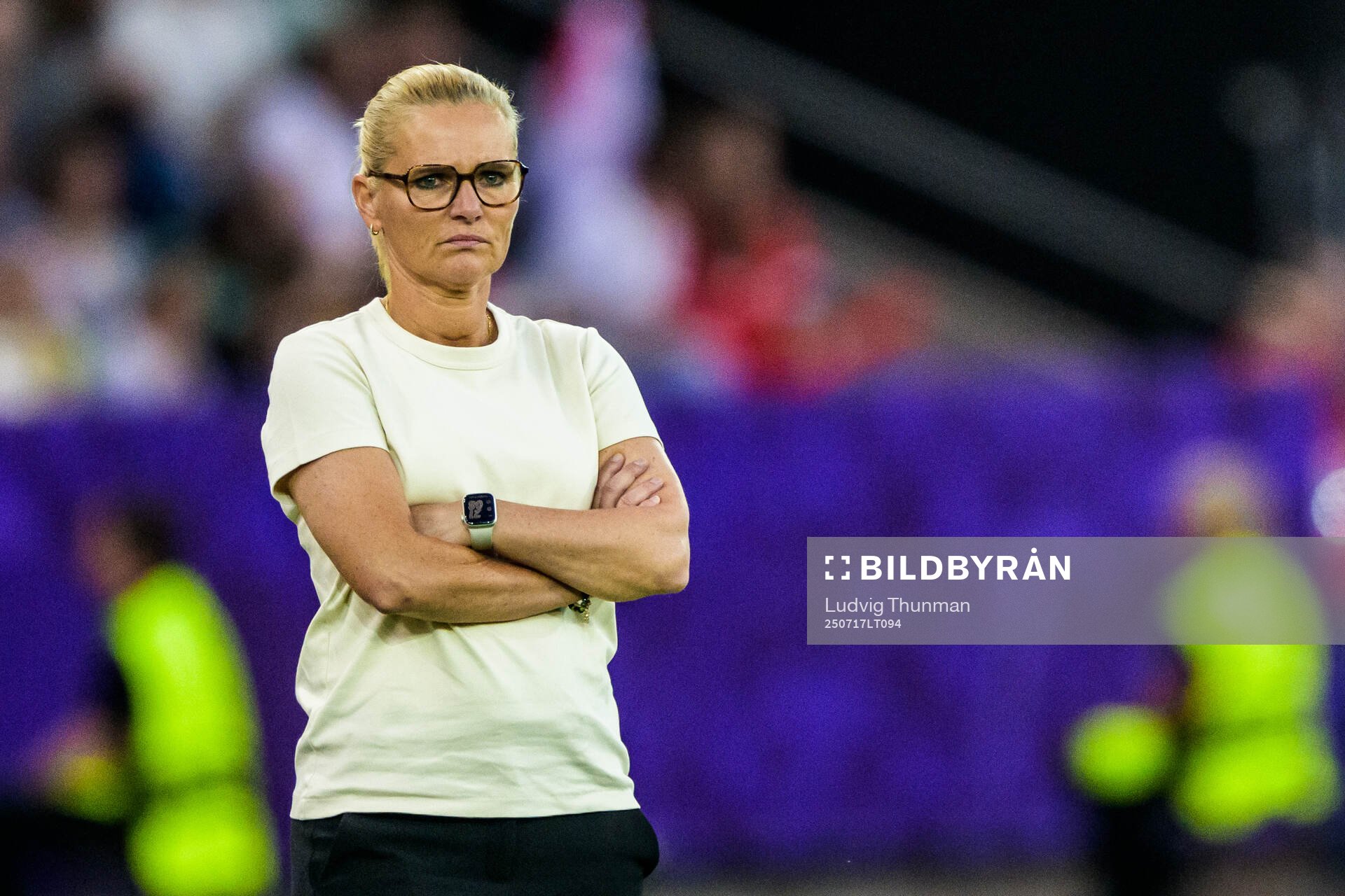 Head coach Sarina Wiegman of England