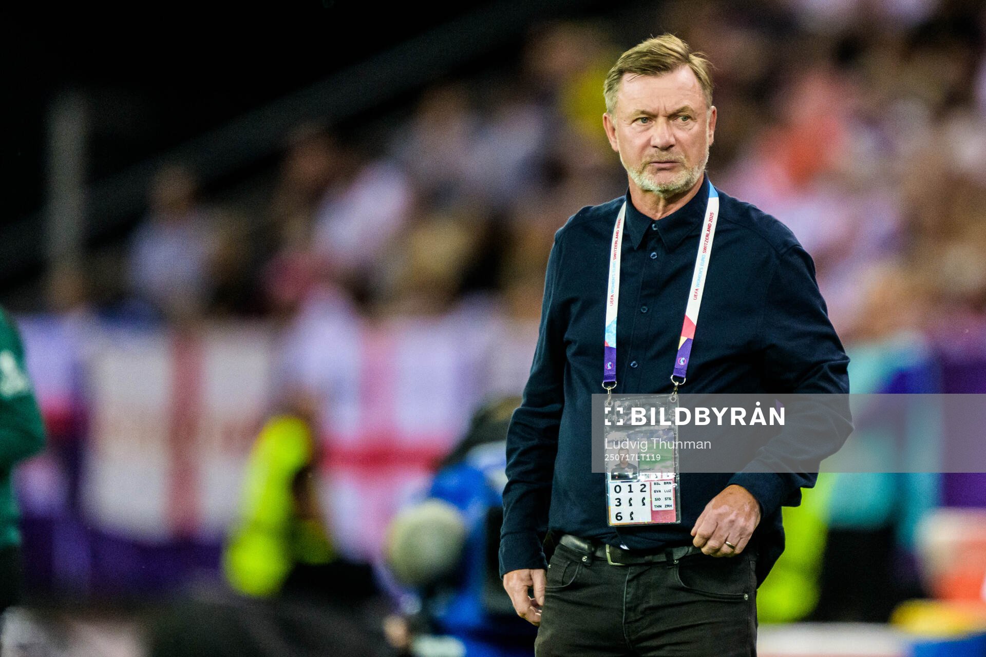 Head coach Peter Gerhardsson of Sweden