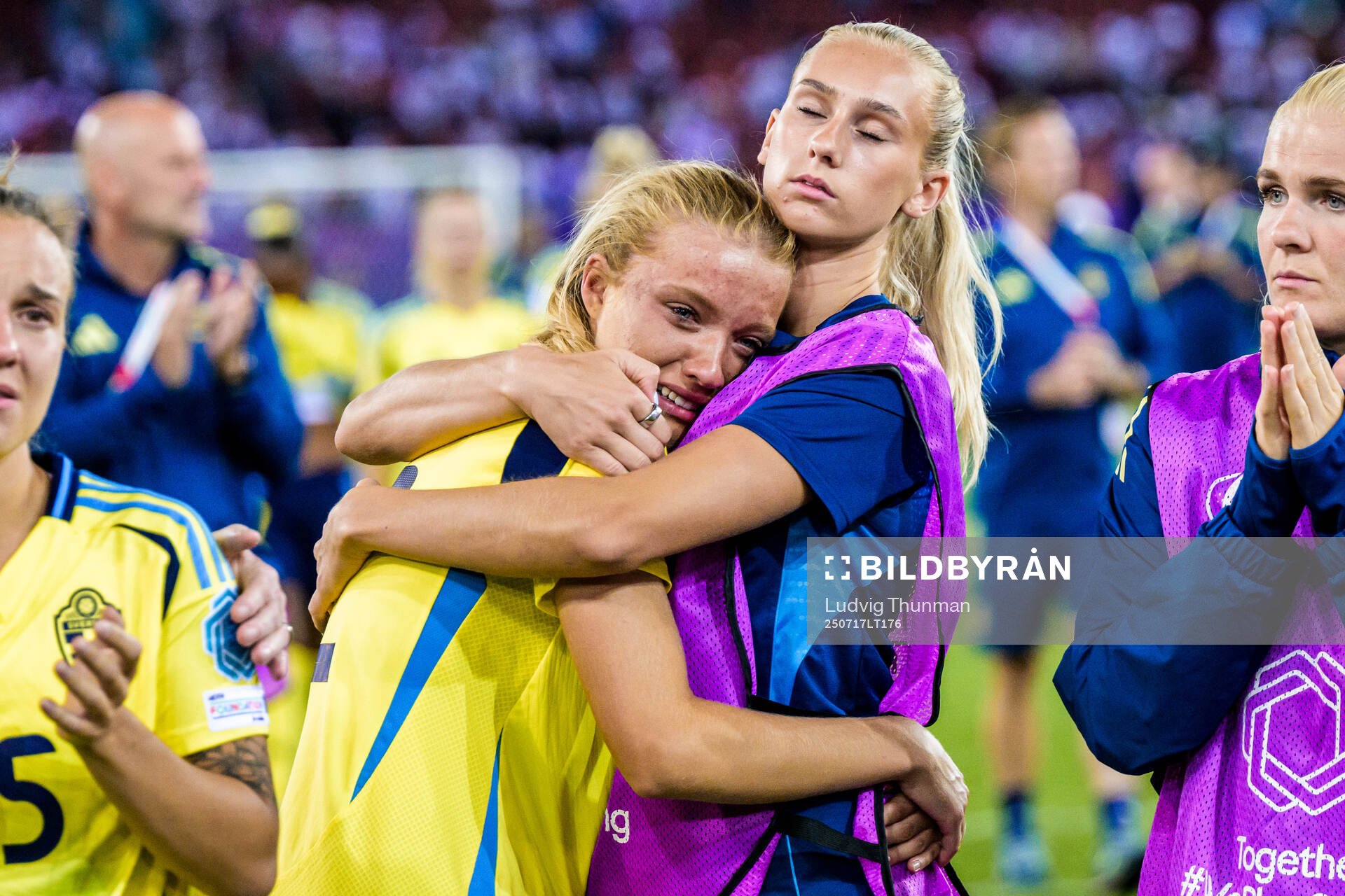 Smilla Holmberg and Ellen Wangerheim of Sweden looks