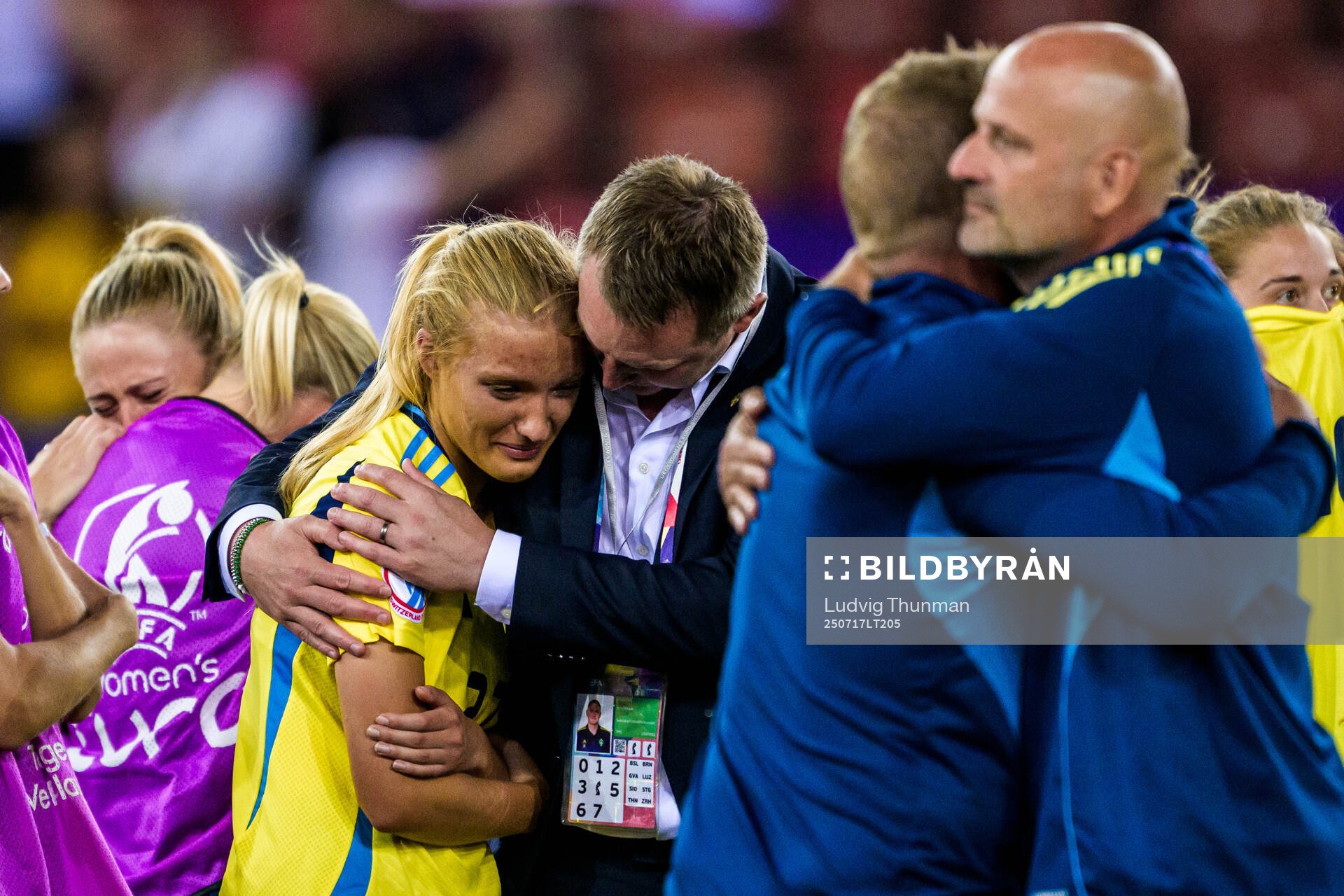 Smilla Holmberg and Kim Källström of Sweden
