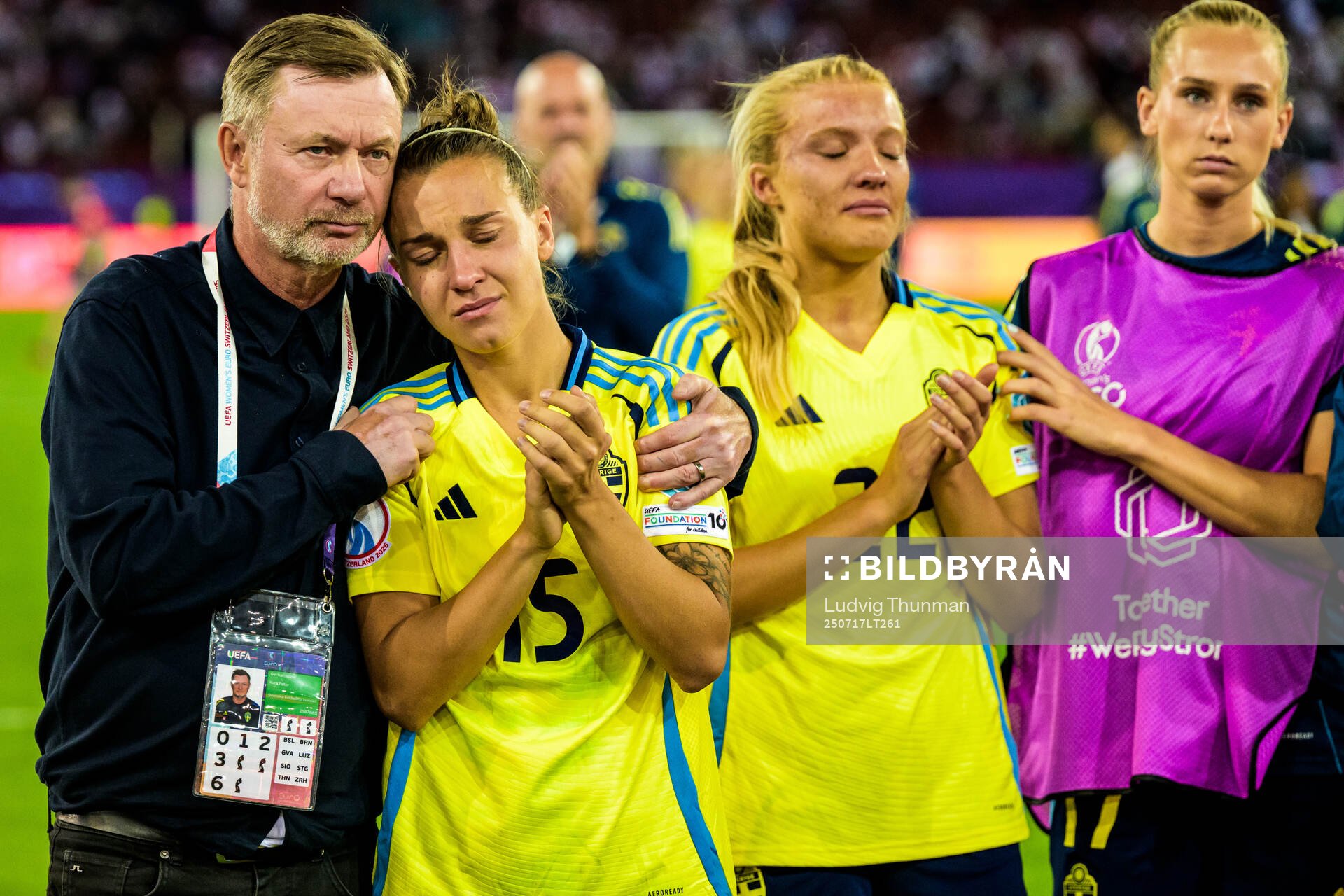 Head coach Peter Gerhardsson and Julia Zigiotti Olme of