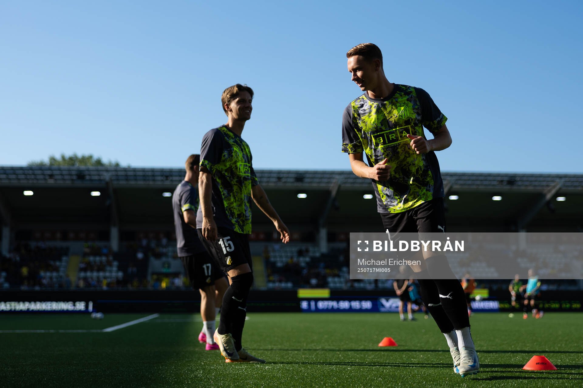 Samuel Leach Holm and Julius Lindberg of Häcken