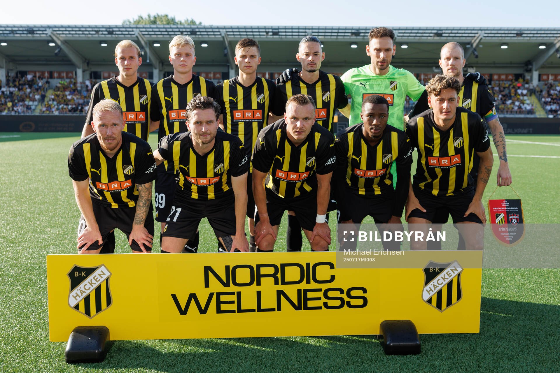 The starting eleven of Häcken