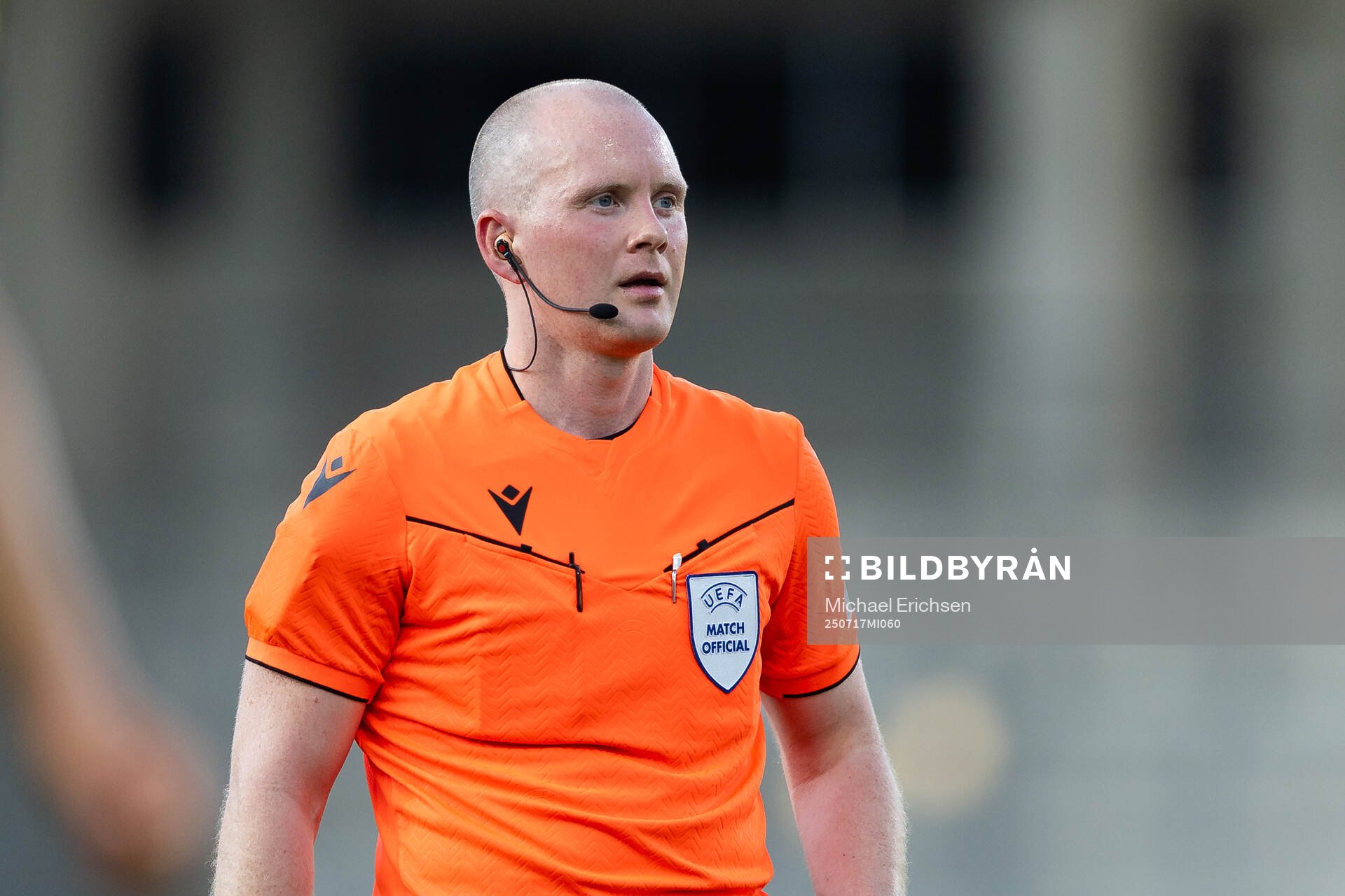 Referee Ivar Orri Kristjansson