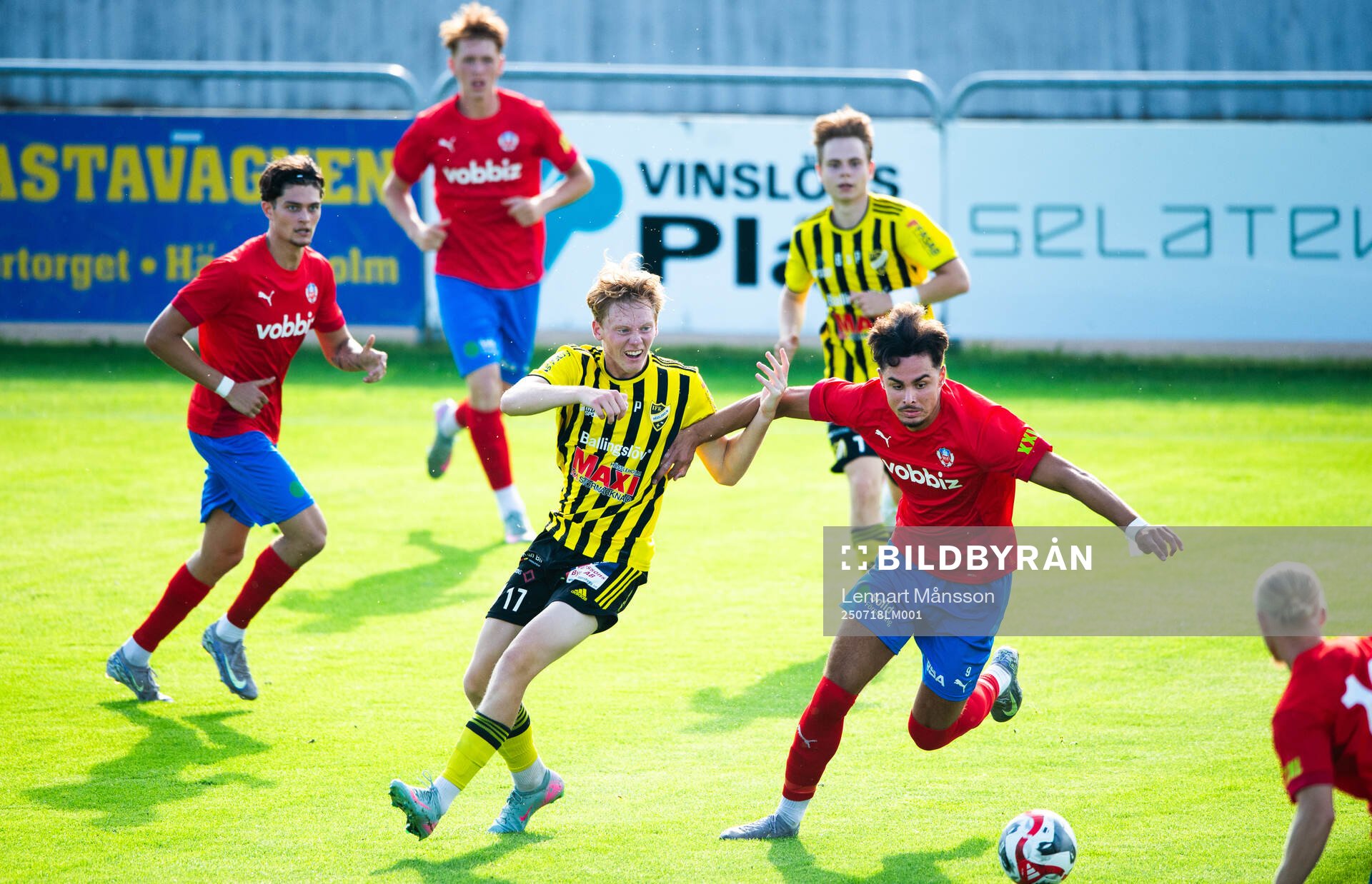 IFK Hässleholms Fabian Arvidsson i matchen mellan IFK