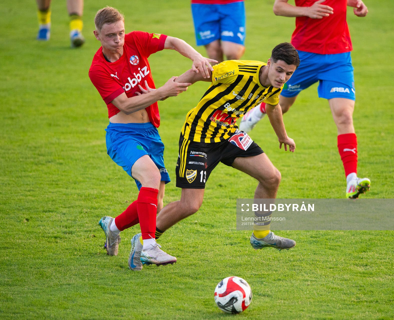 IFK Hässleholms Leon Skala i matchen mellan IFK