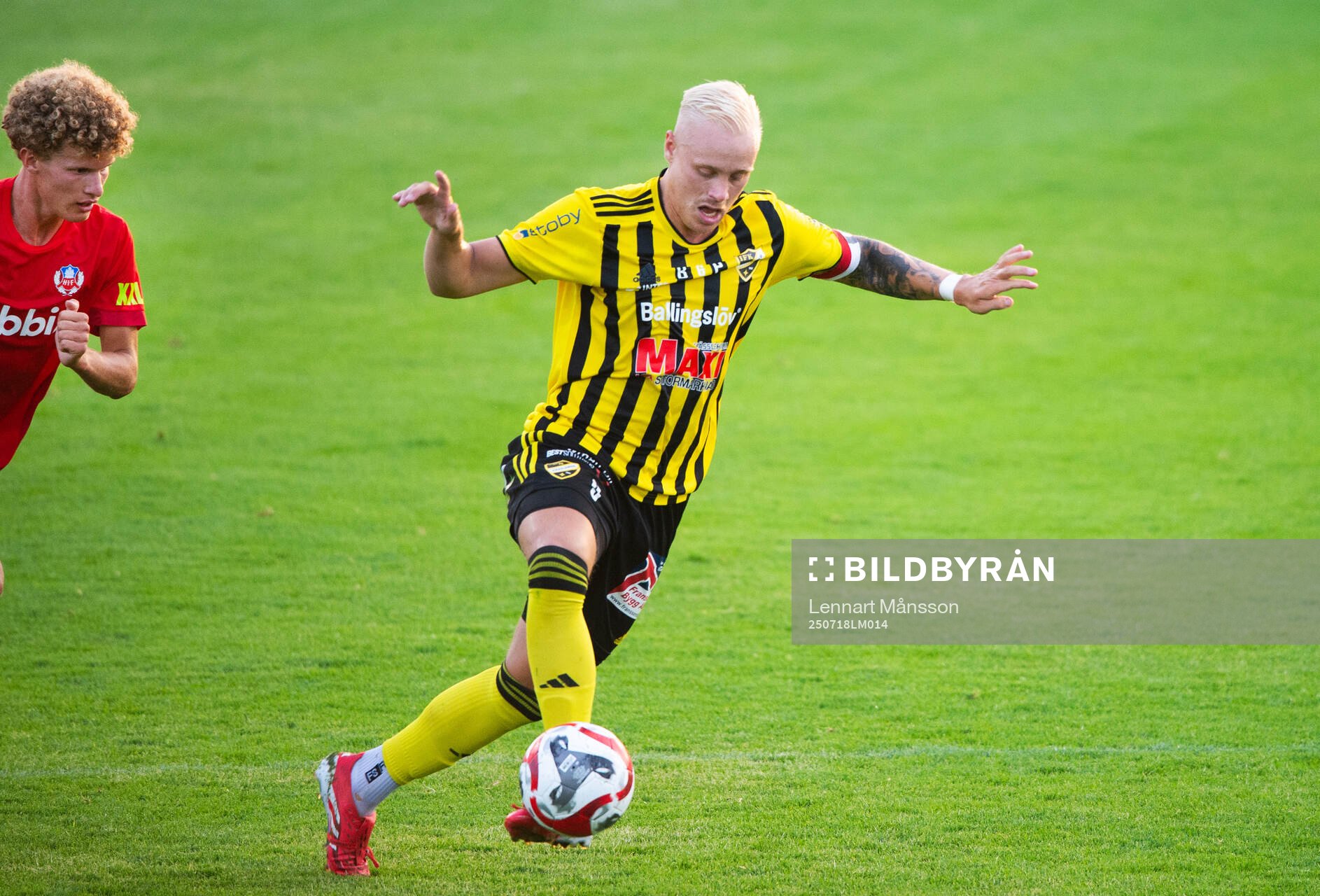 IFK Hässleholms Alexander Sjöström i matchen mellan IFK