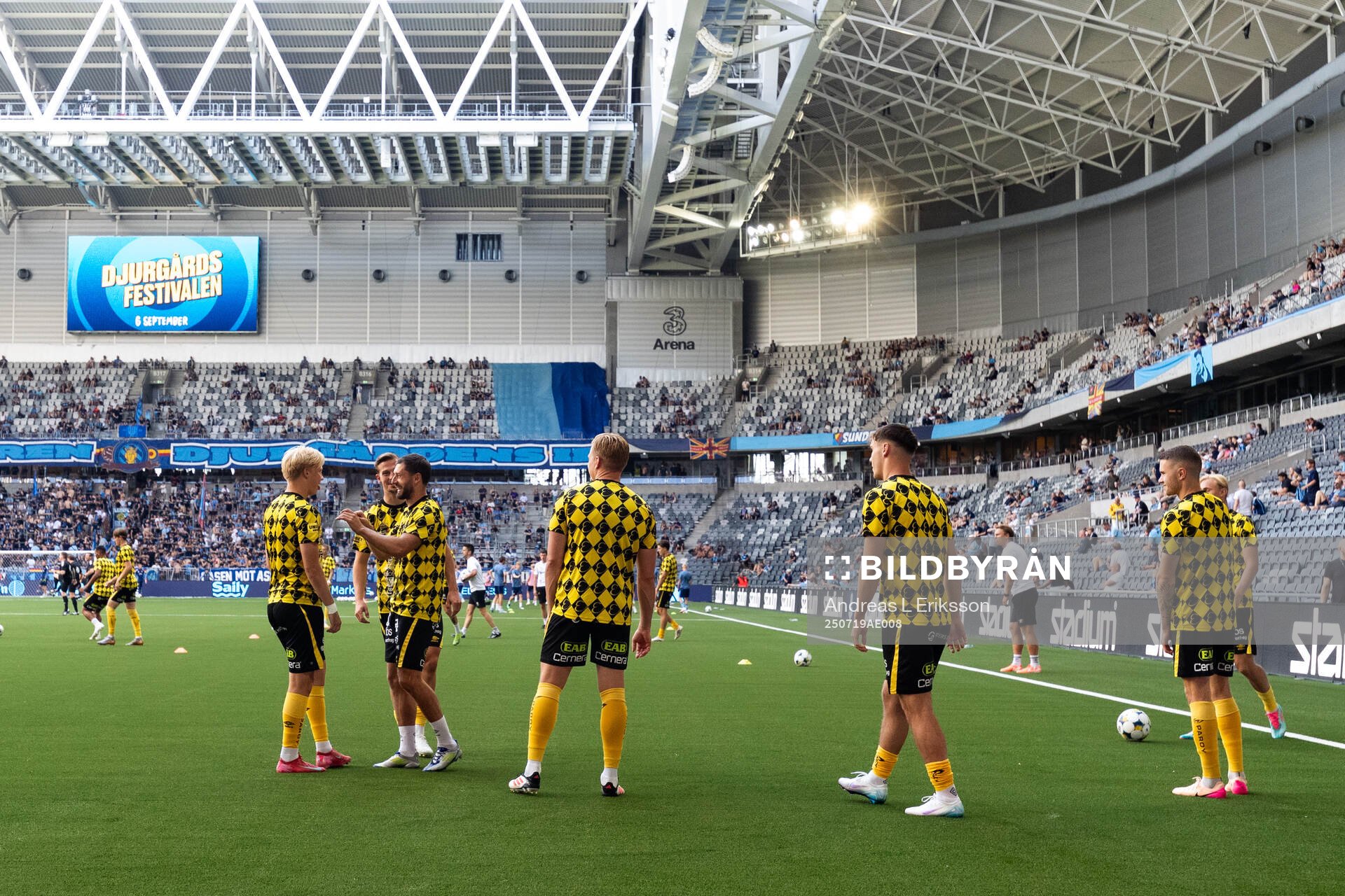 Elfsborgs spelare värmer upp