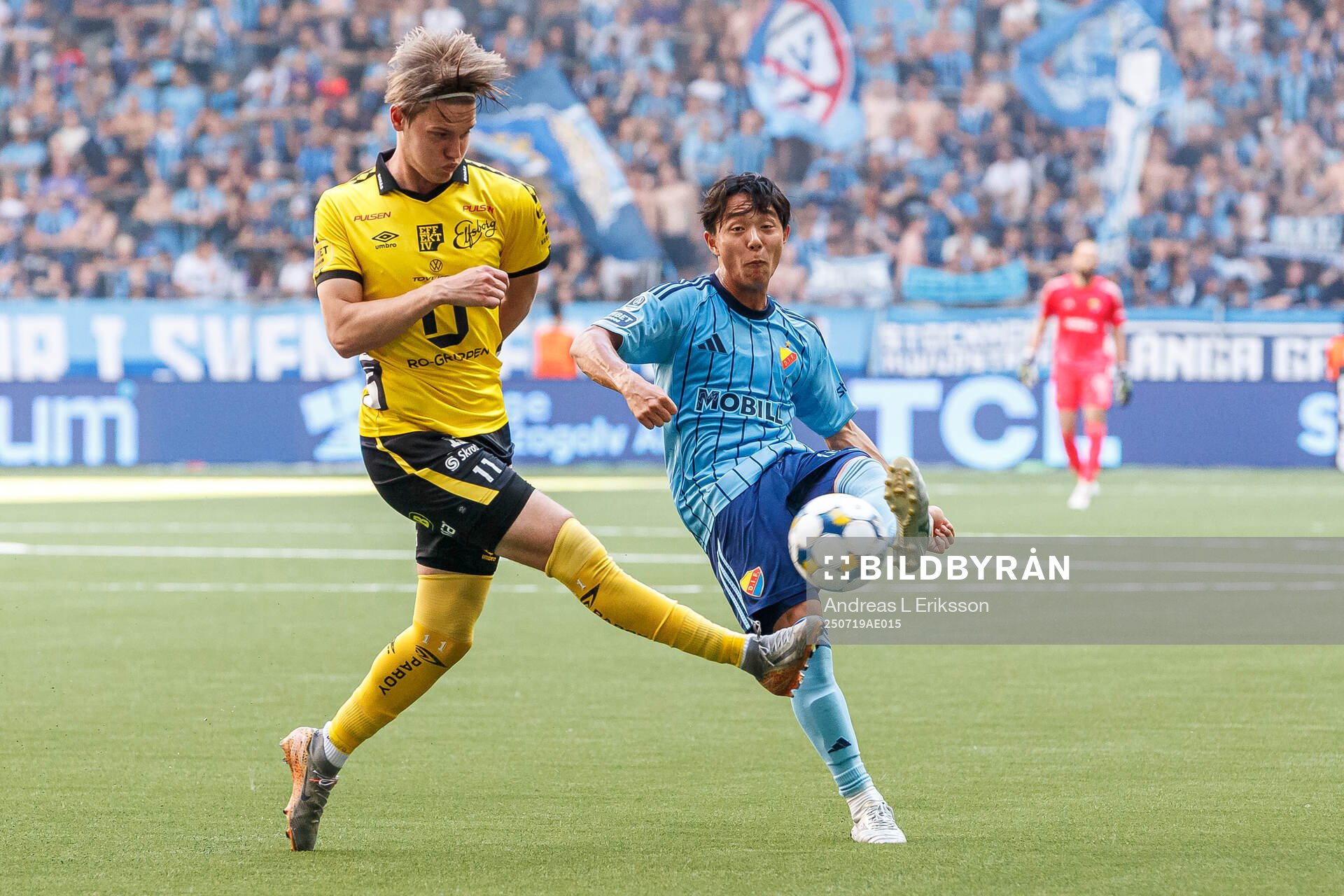 Elfsborgs Taylor Silverholt och Djurgårdens Keita Kosugi