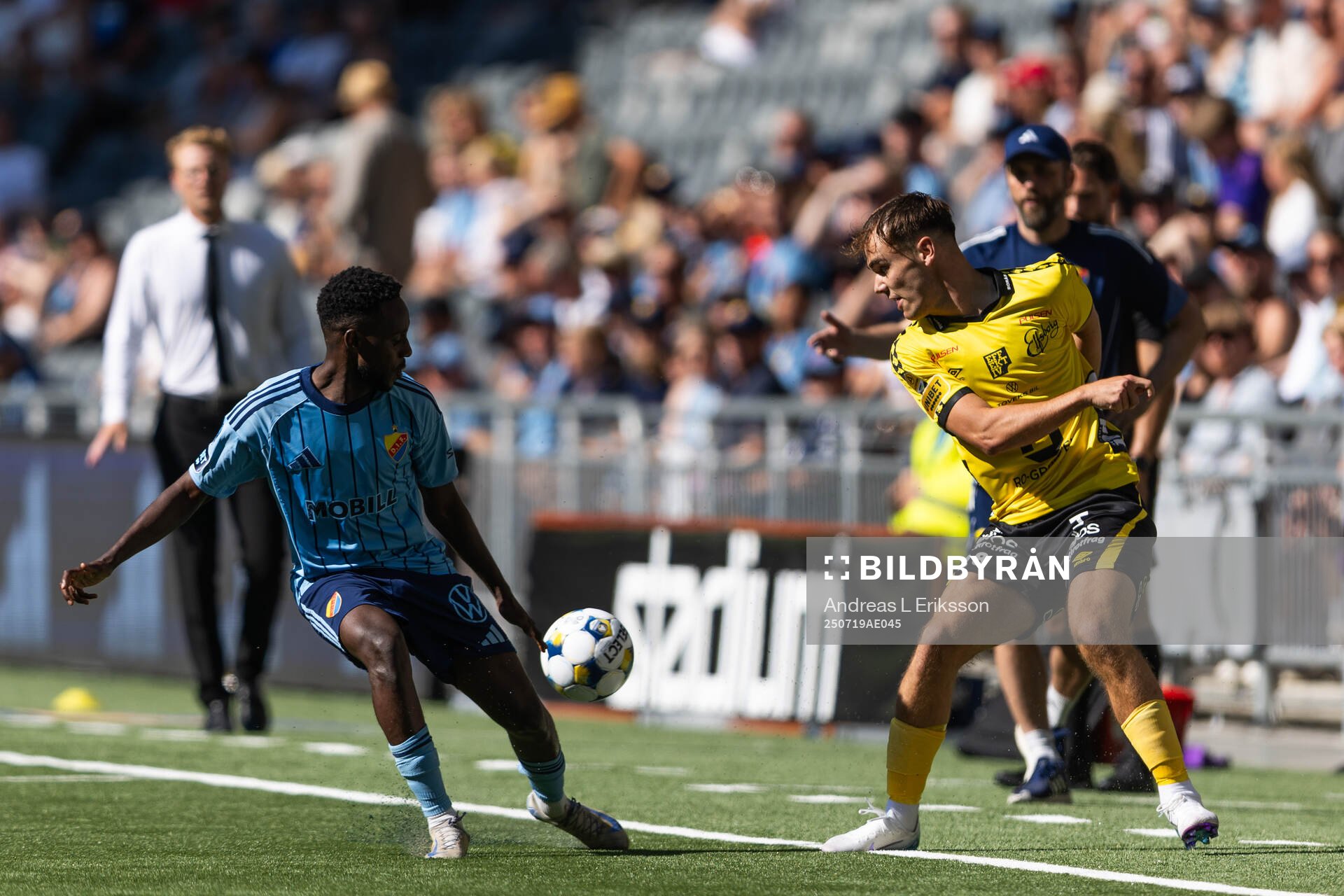 Djurgårdens Tokmac Nguen och Frode Aronsson