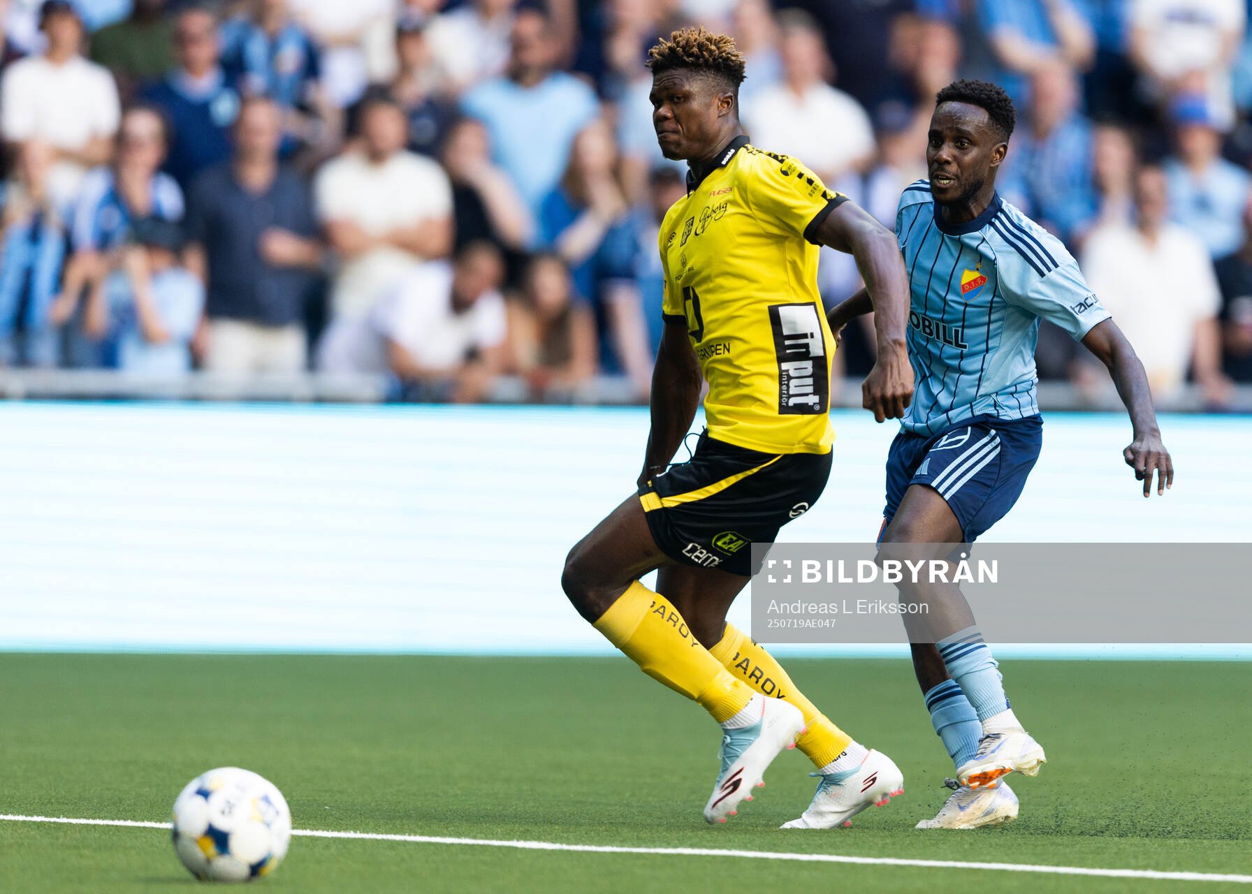 Elfsborgs Terry Yegbe och Djurgårdens Tokmac Nguen