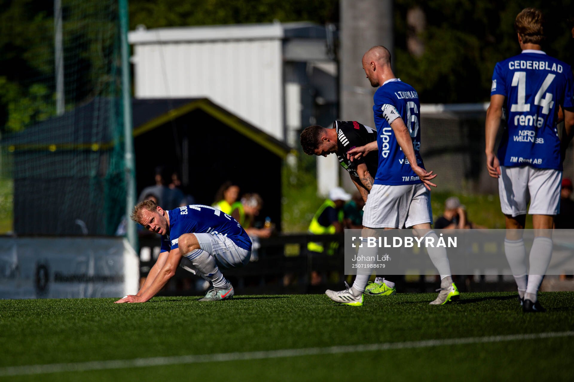 Umeå FCs Eythor Martin Björgolfsson deppar