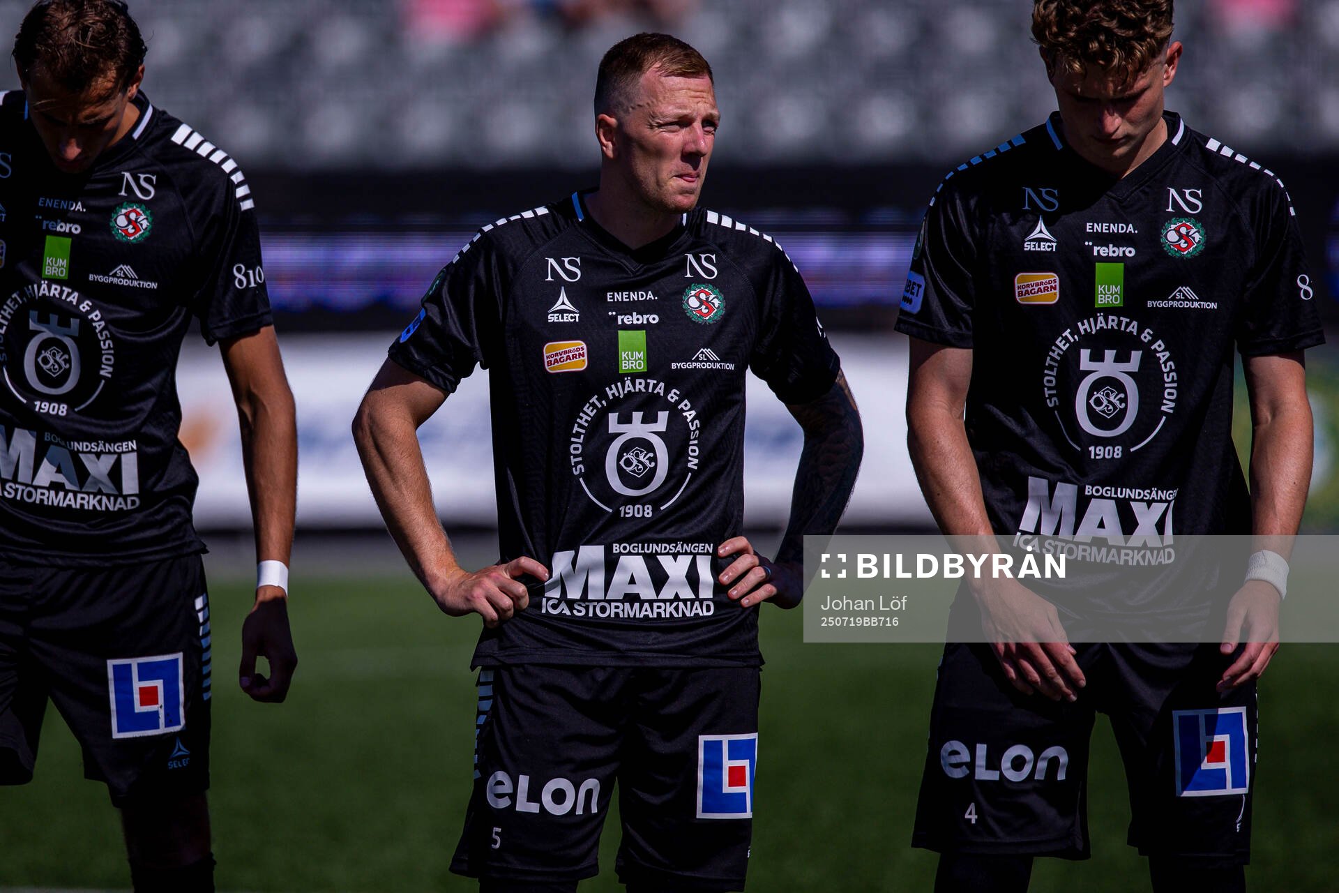 Örebros Jesper Modig innan fotbollsmatchen i Superettan