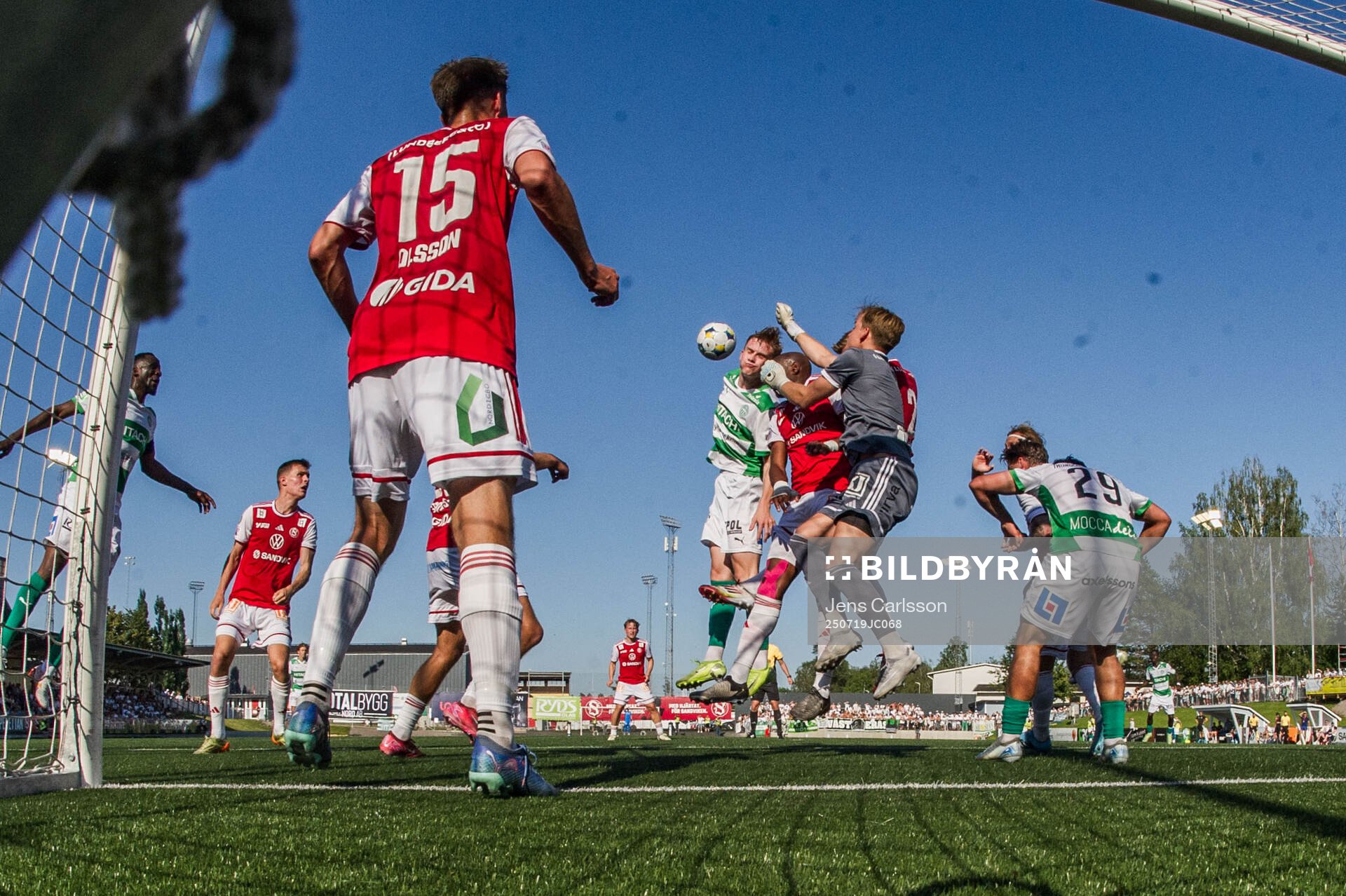 Sandvikens IFs målvakt Hannes Sveijer