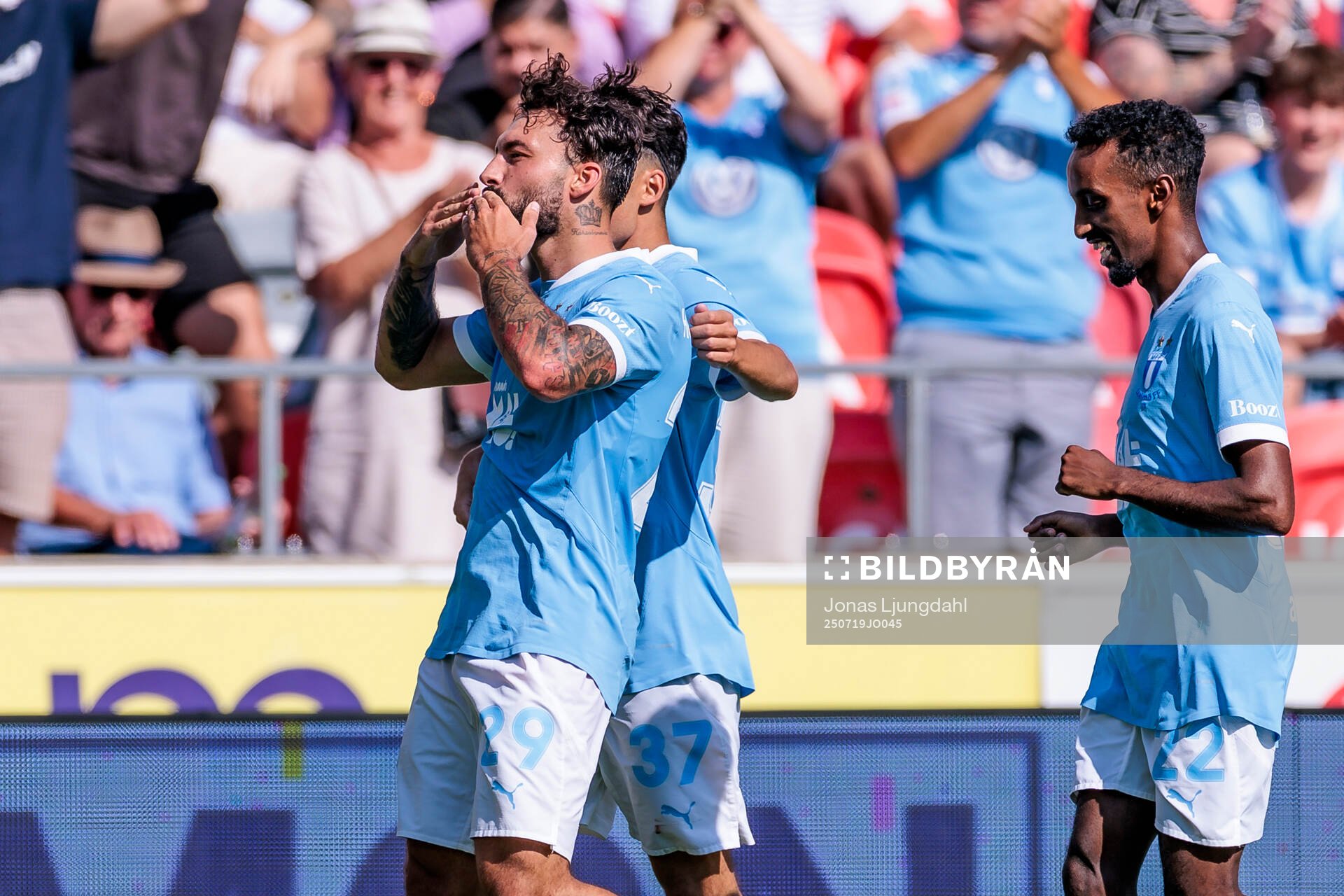 Malmö FFs Sead Haksabanovic jublar