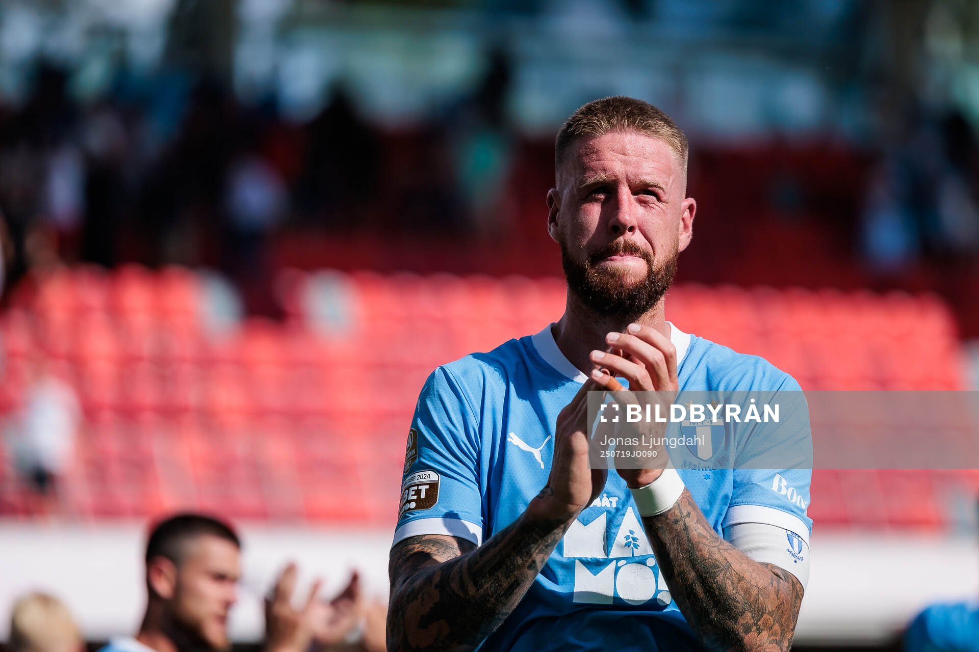 Malmö FFs Pontus Jansson jublar