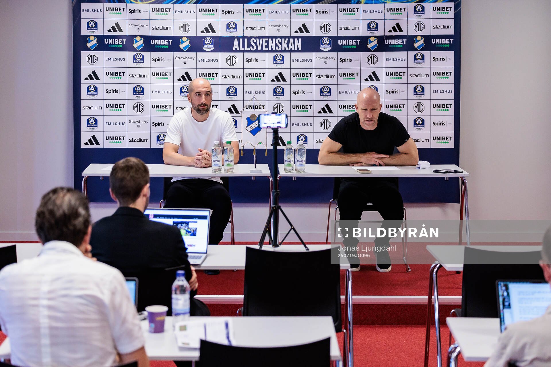 Östers tränare Martin Foyston och Malmö FFs