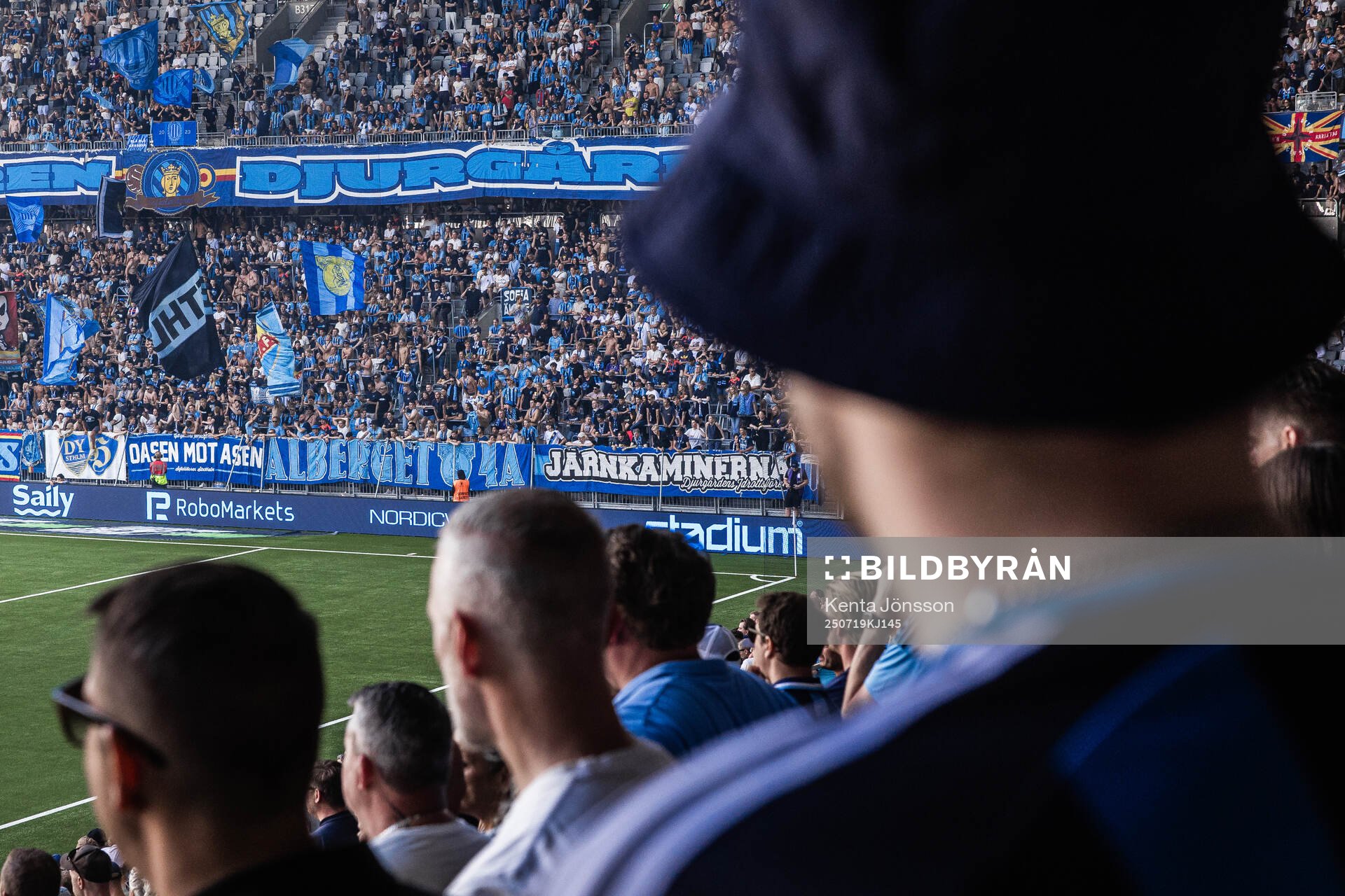 3Arena med Djurgårdens supportrar