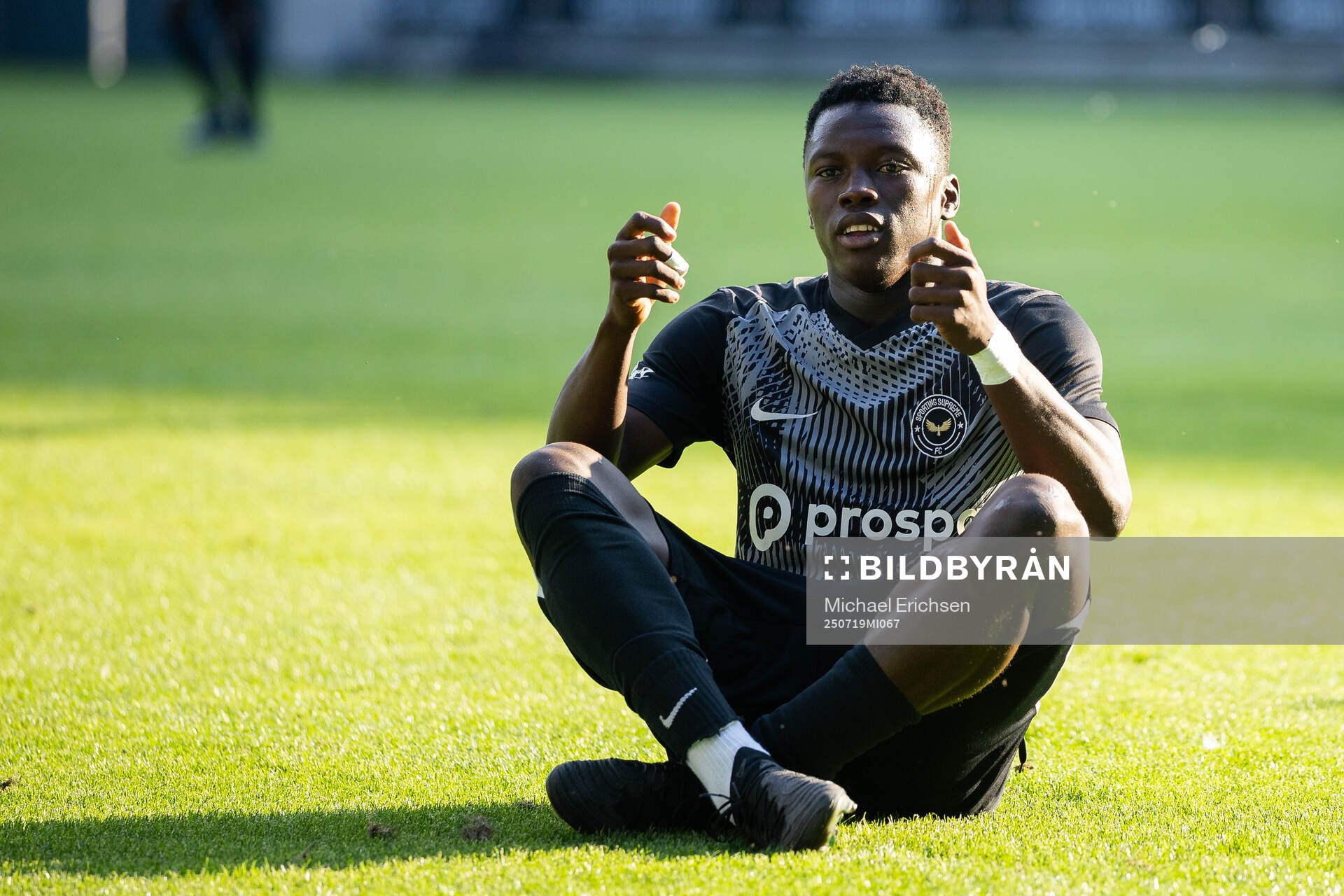 Sporting Supremes Ebrima Manneh jublar