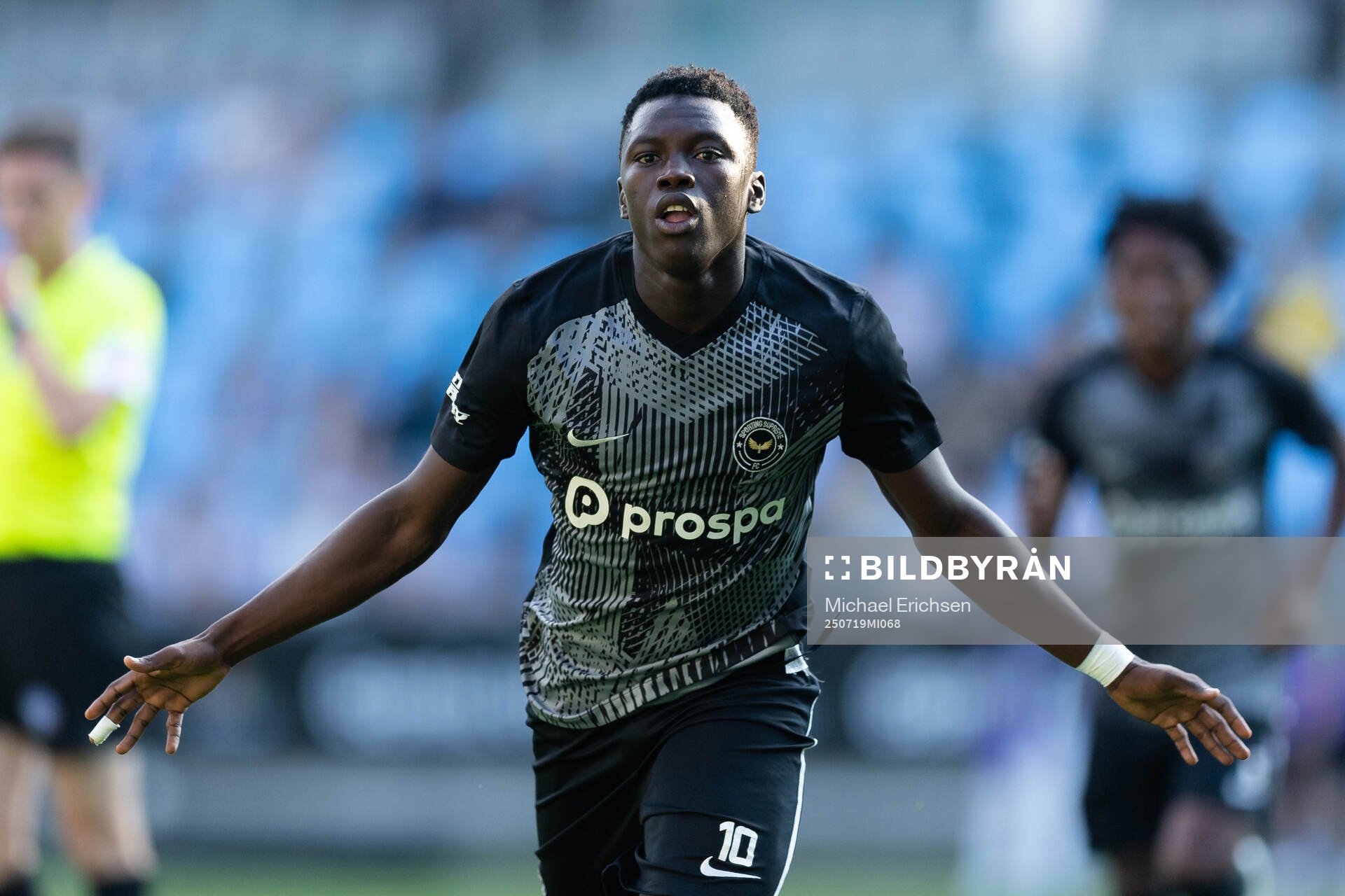 Sporting Supremes Ebrima Manneh jublar