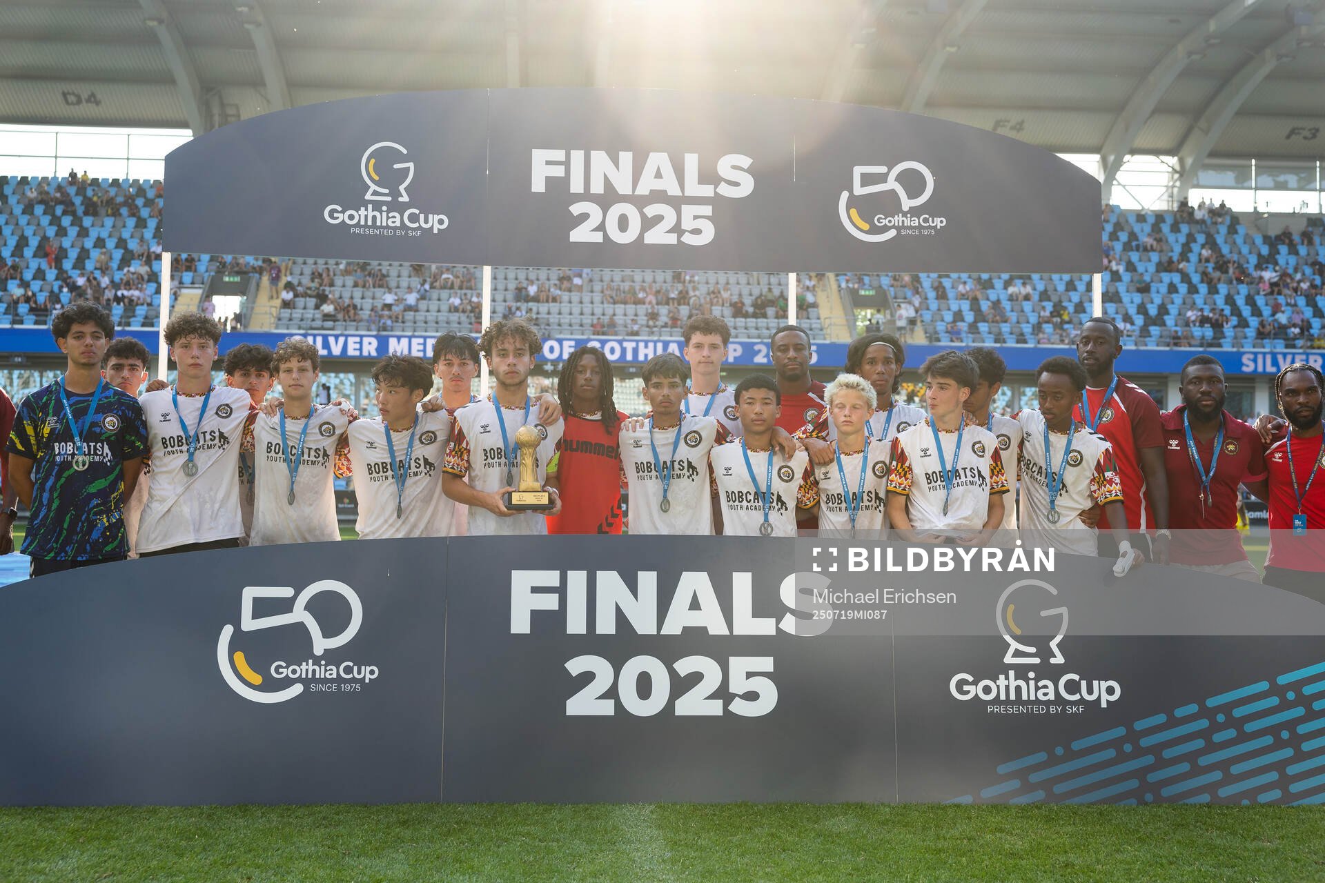 Maryland Bobcats spelare med silvermedaljer