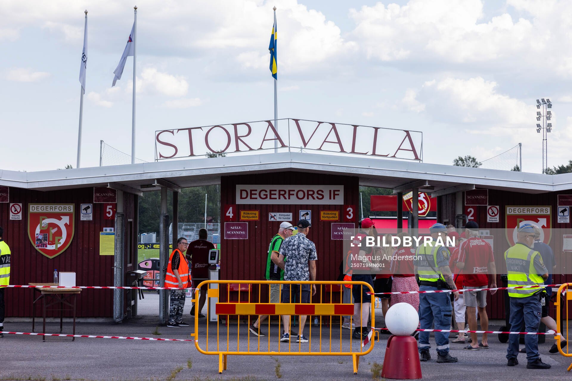 Exteriör vy av Stora Valla