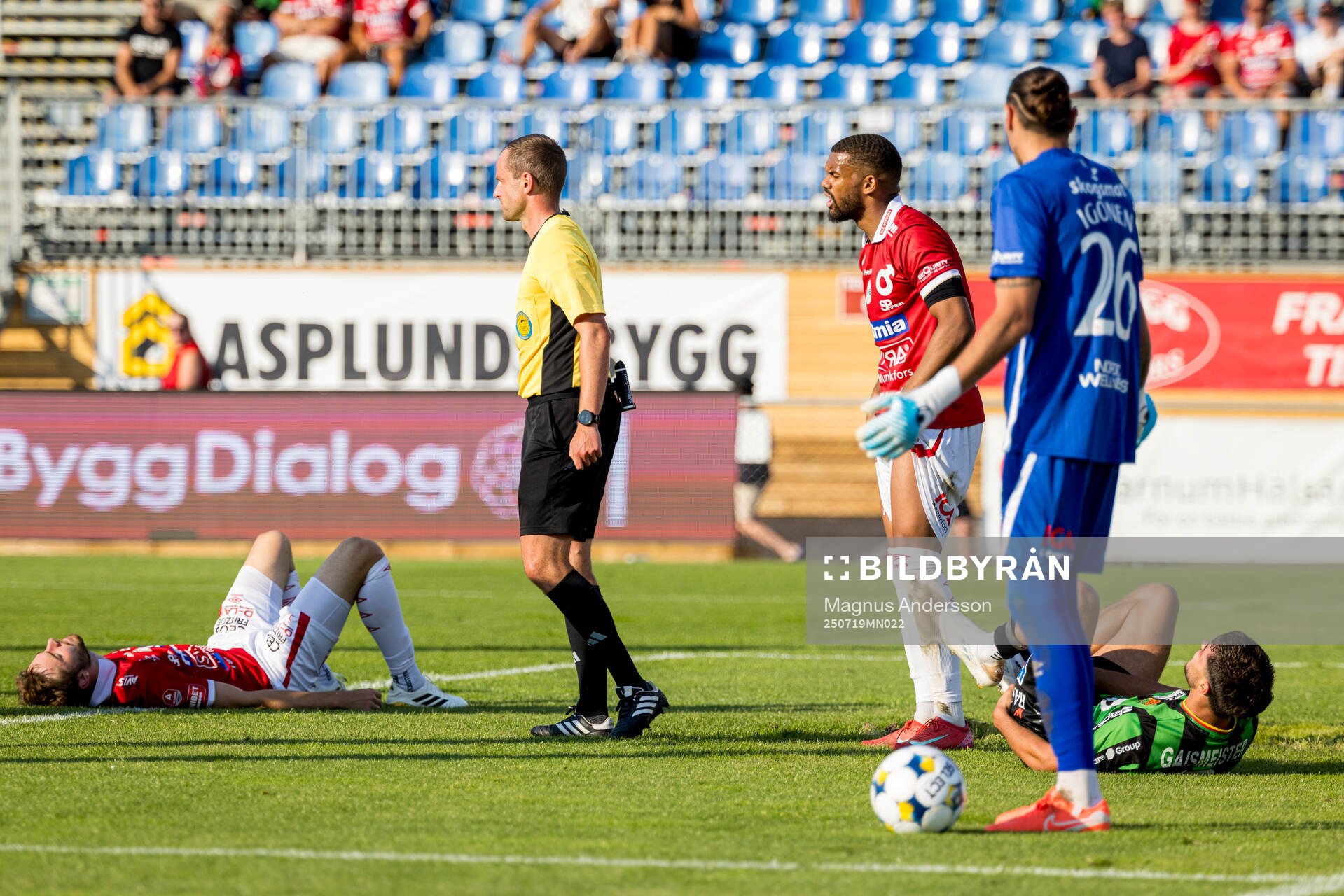 Degerfors spelare deppar