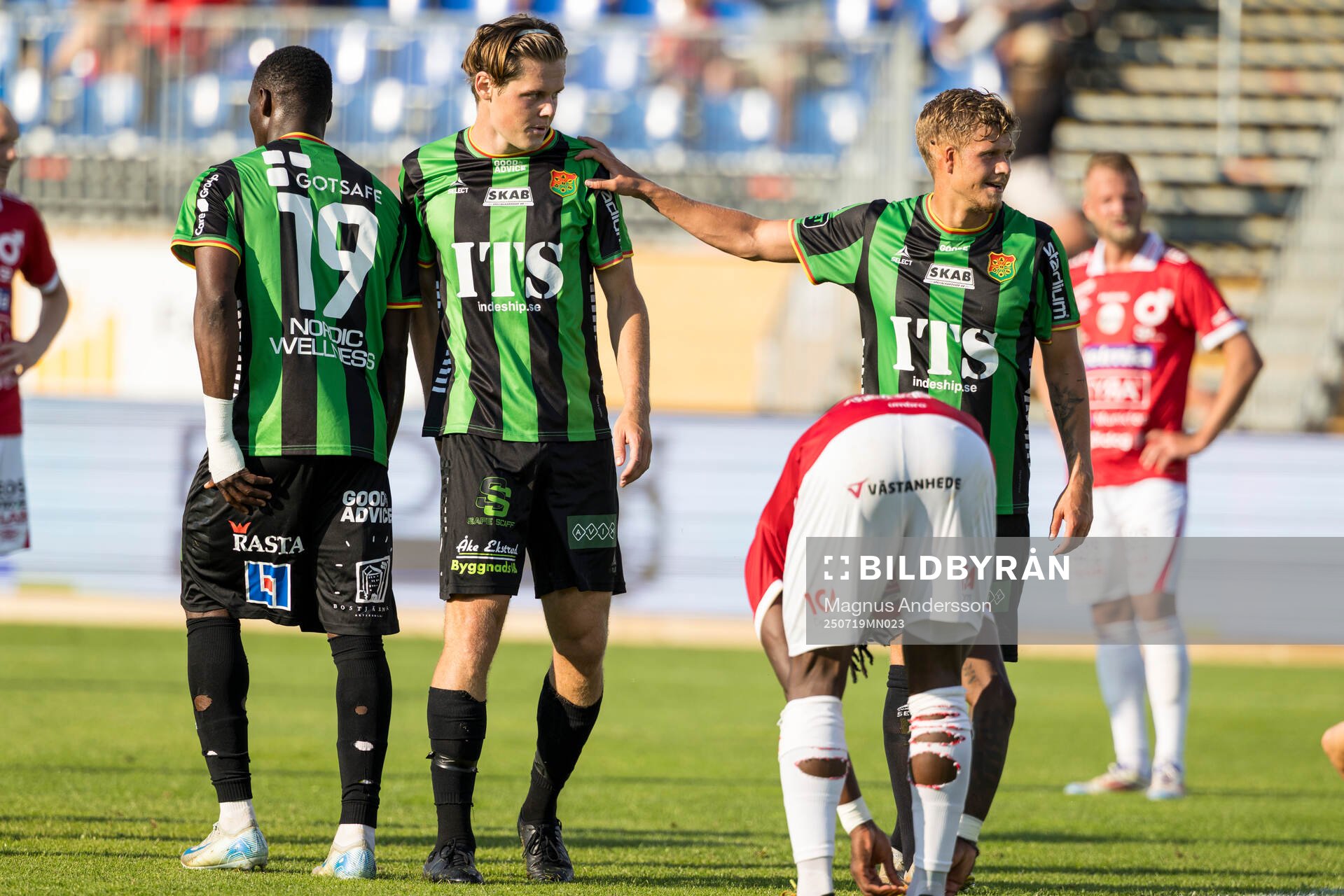 GAIS spelare jublar
