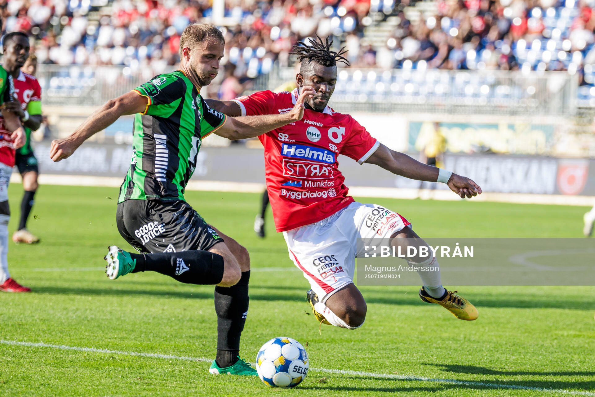GAISs Gustav Lundgren och Degerfors Mamadouba Diaby