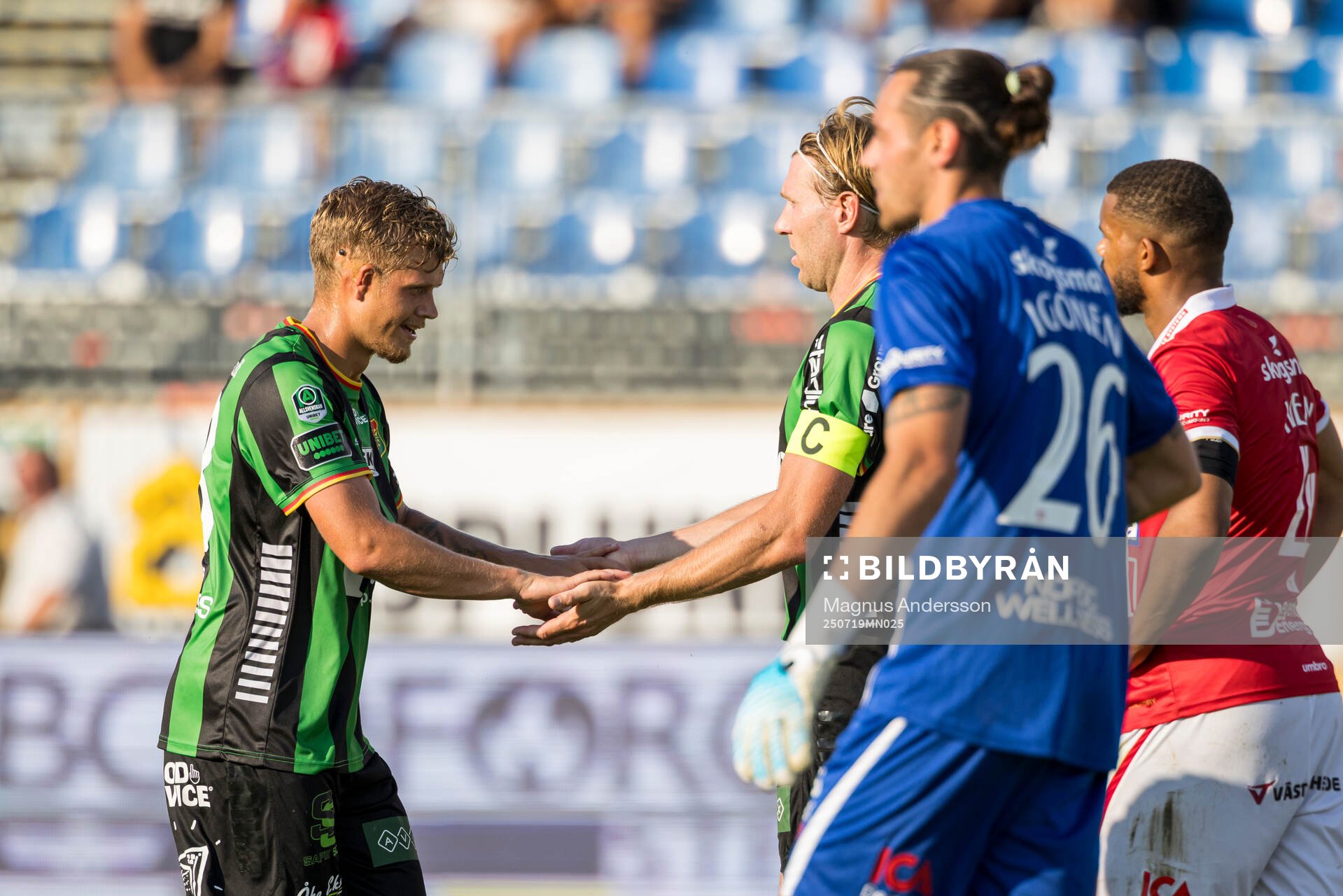 GAIS spelare jublar