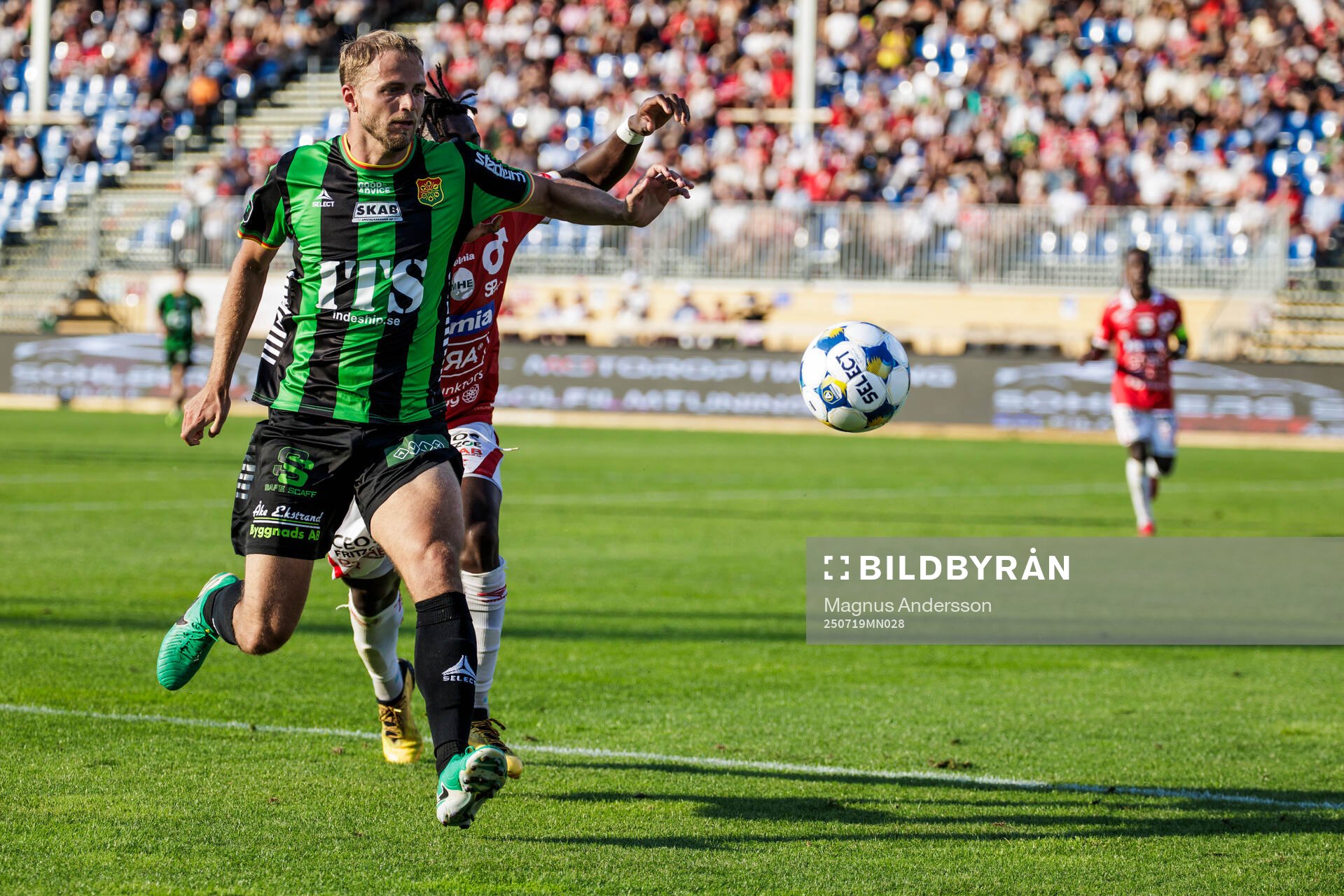 GAISs Gustav Lundgren och Degerfors Mamadouba Diaby