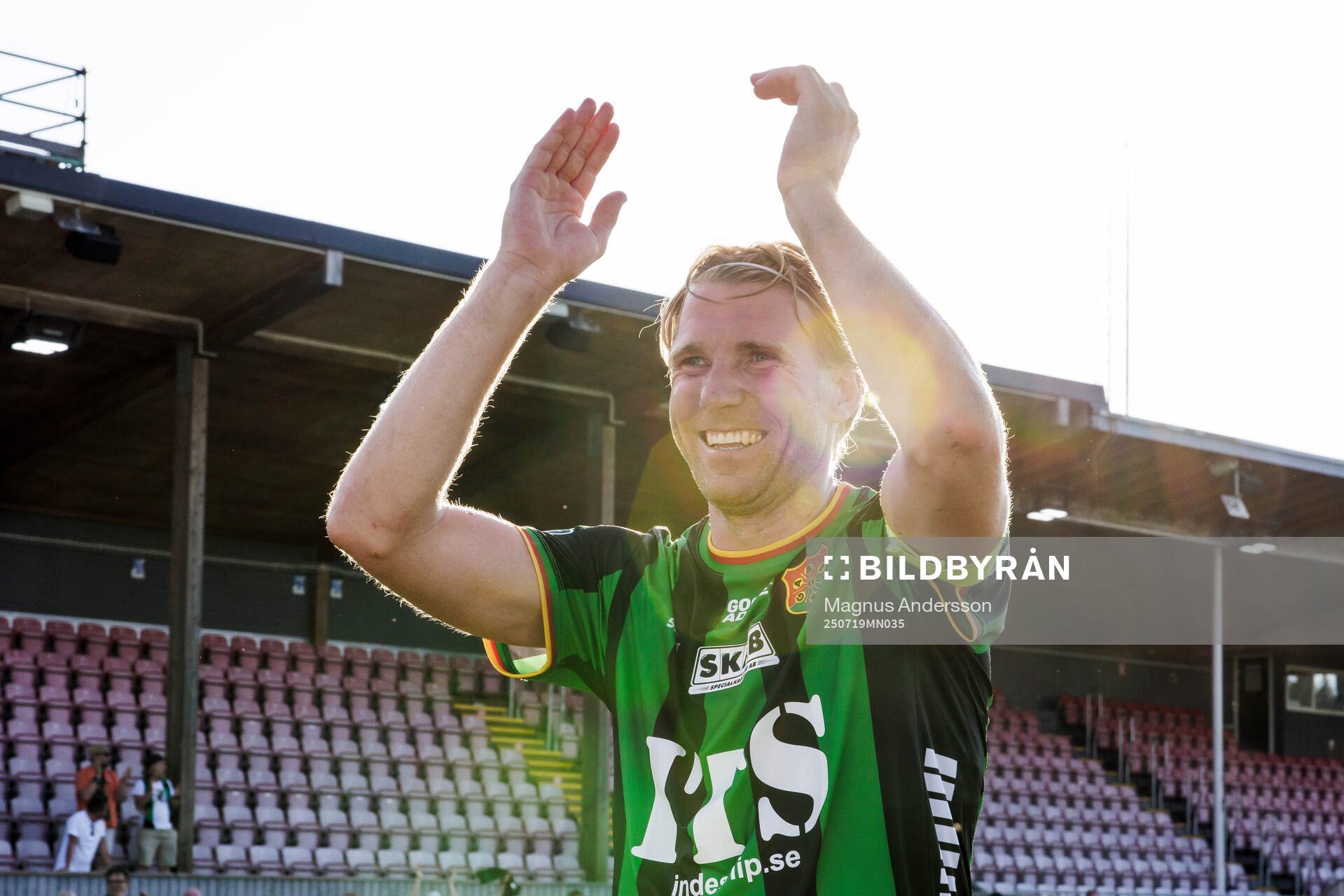 GAISs August Wängberg jublar