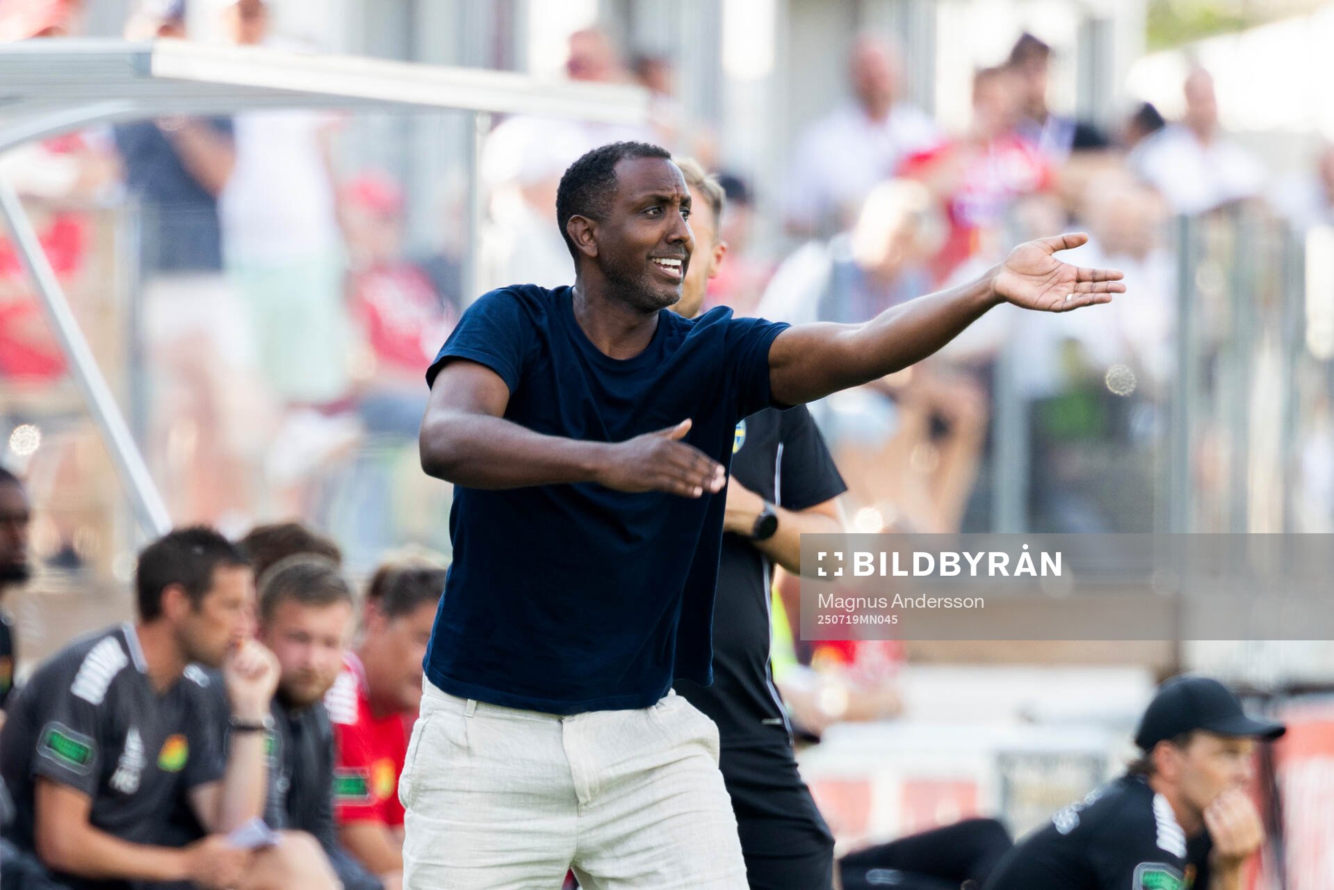 Degerfors tränare Henok Goitom