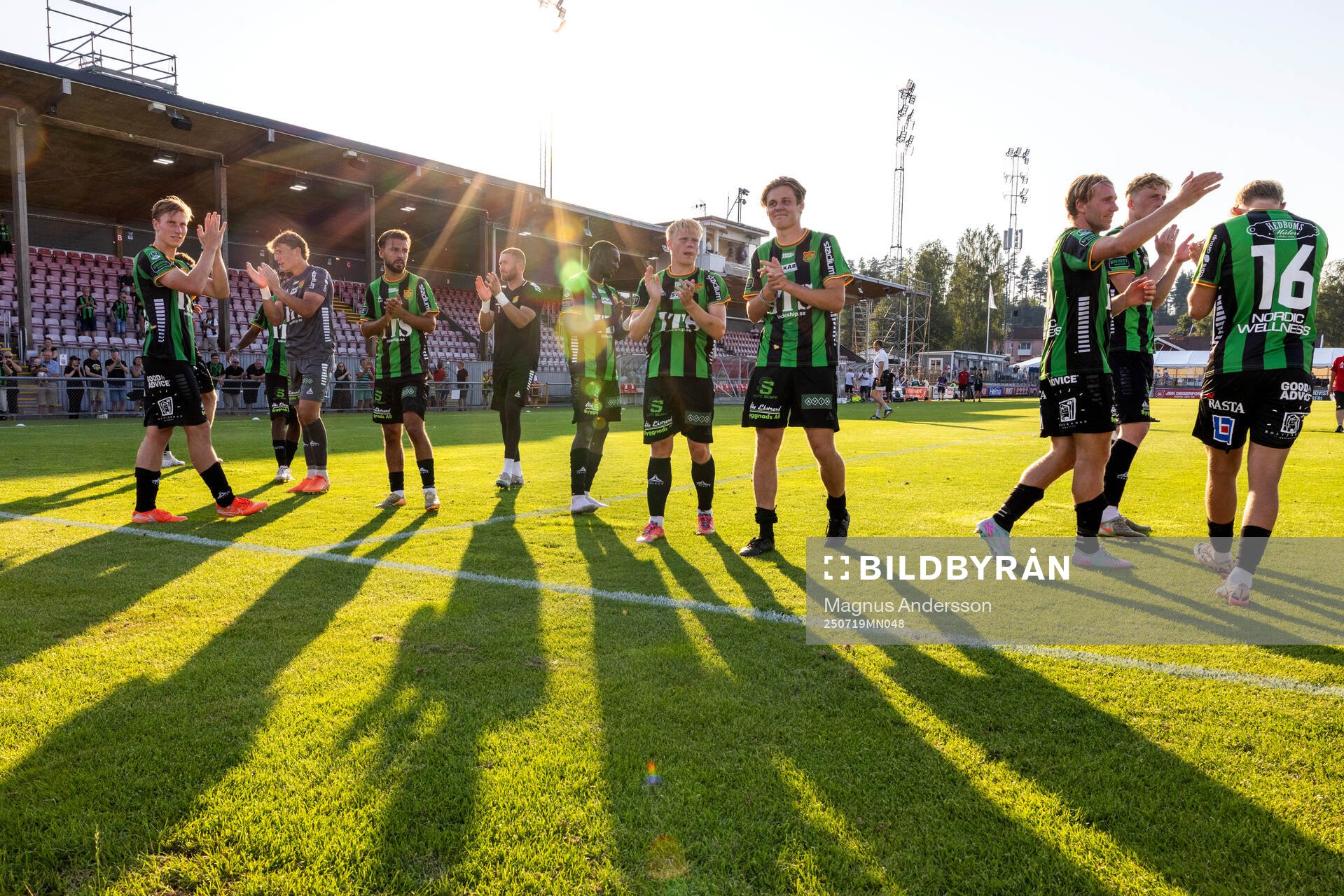 GAIS spelare jublar