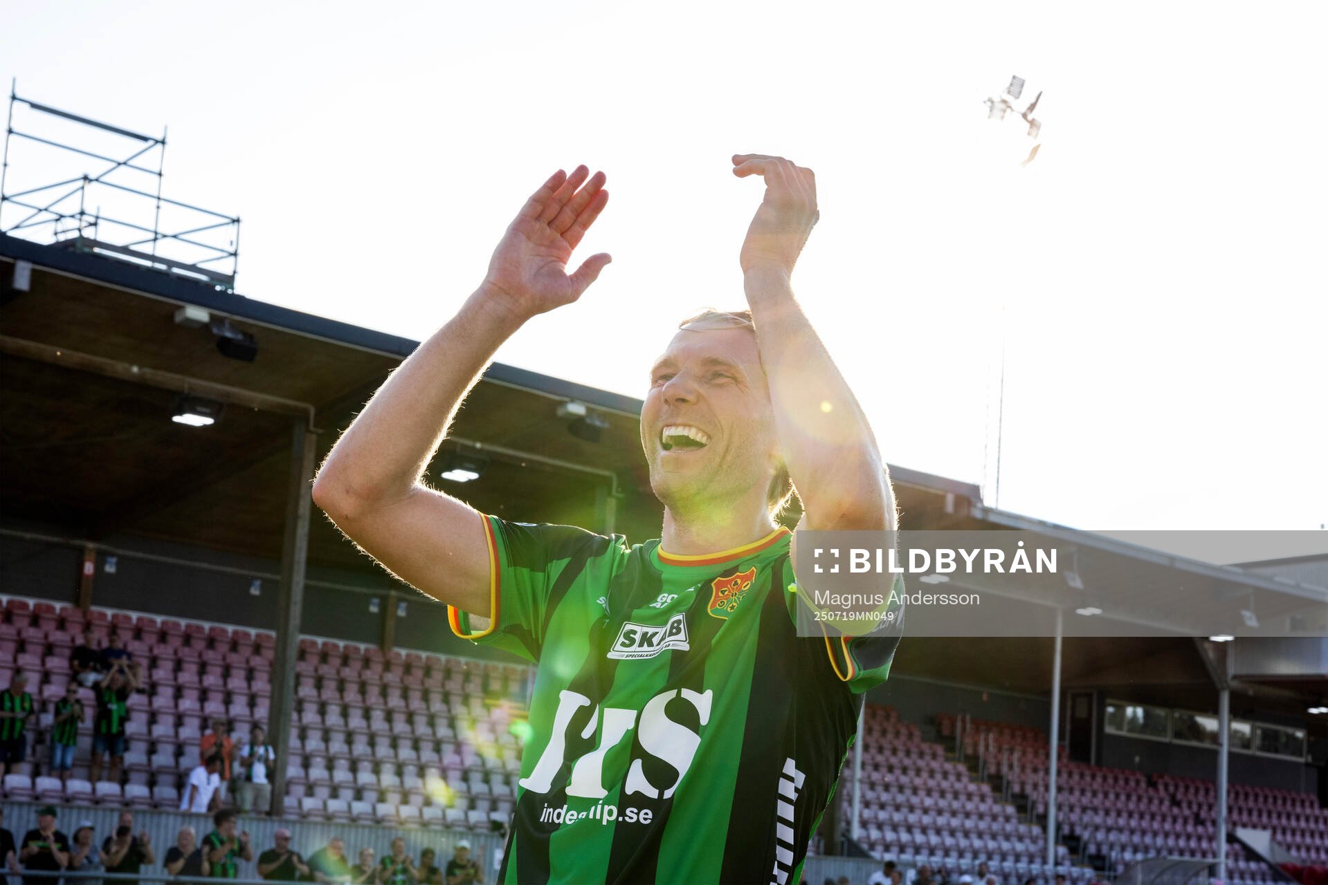 GAIS August Wängberg jublar