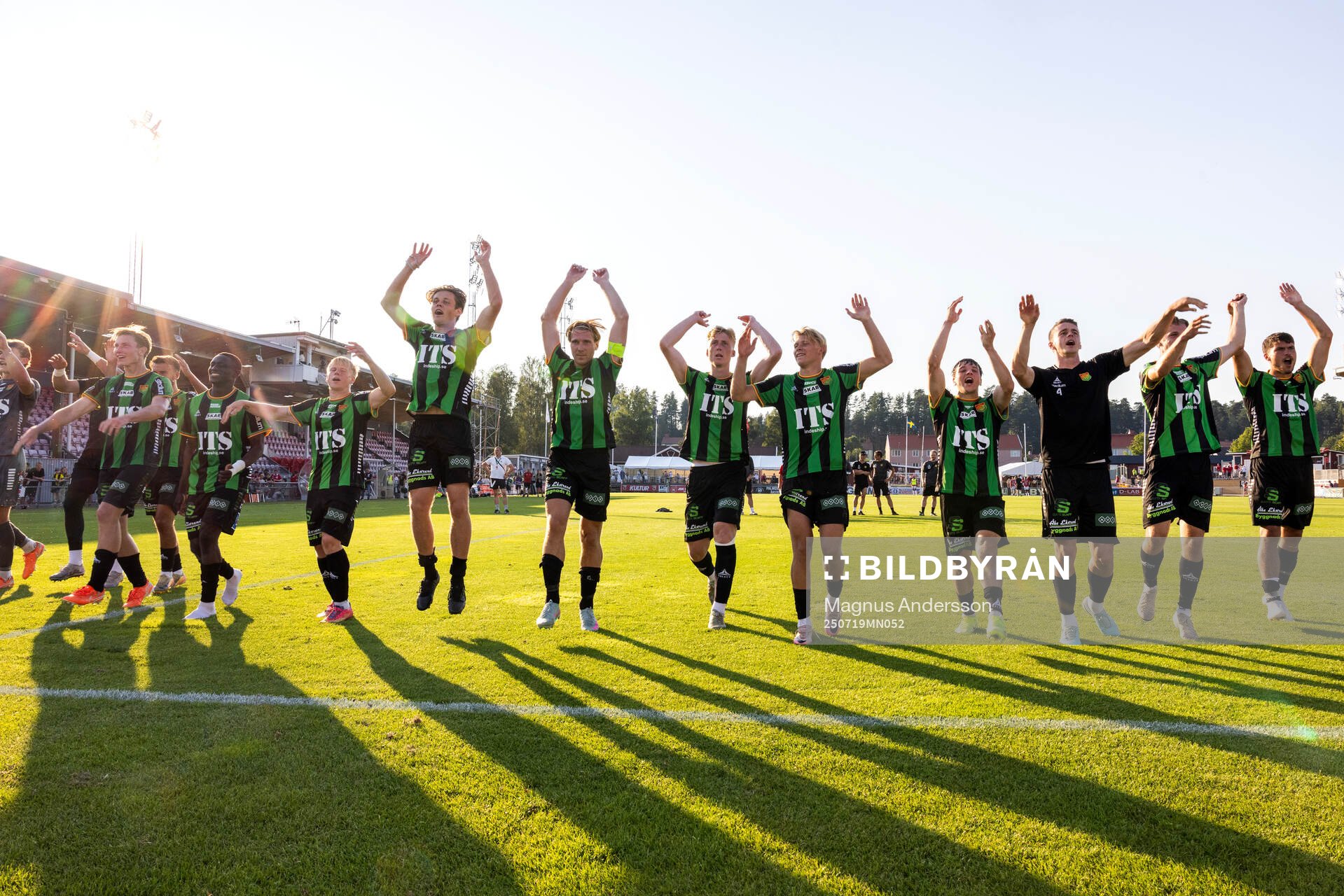 GAIS spelare jublar
