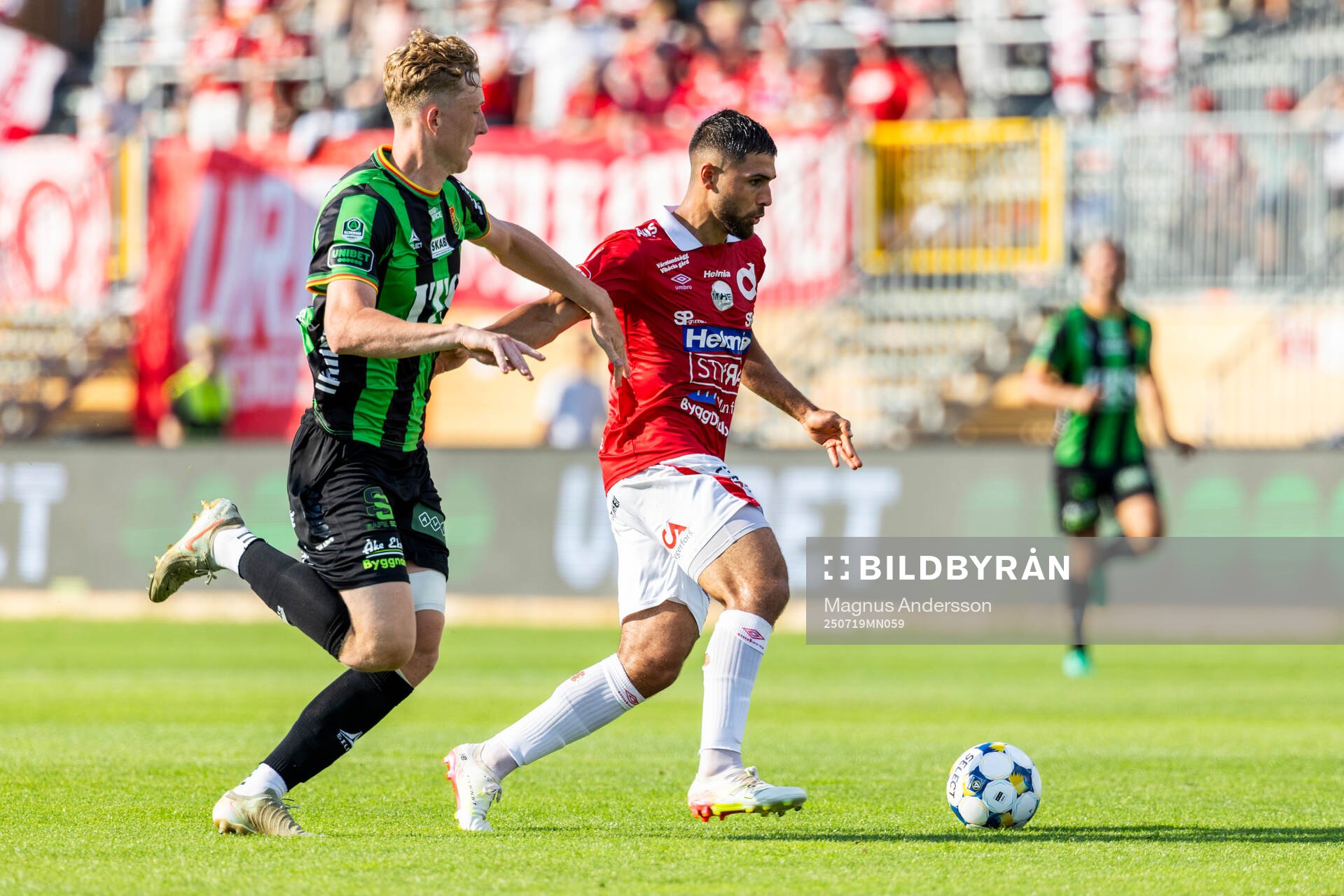 GAIS Filip Beckman och Degerfors Omar Faraj