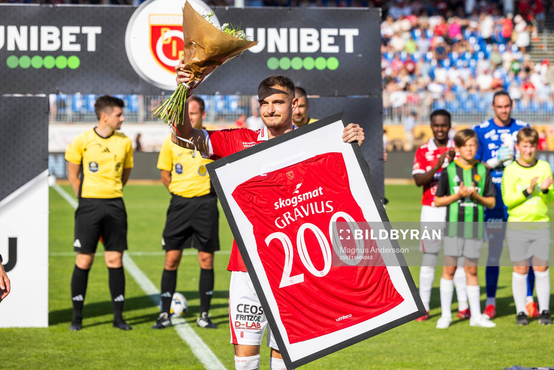 Degerfors Christos Gravius uppmärksammas