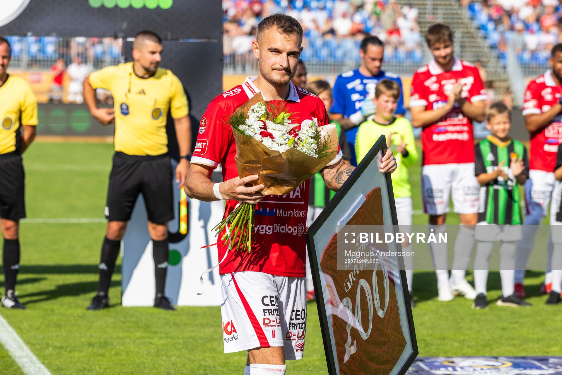 Degerfors Christos Gravius uppmärksammas