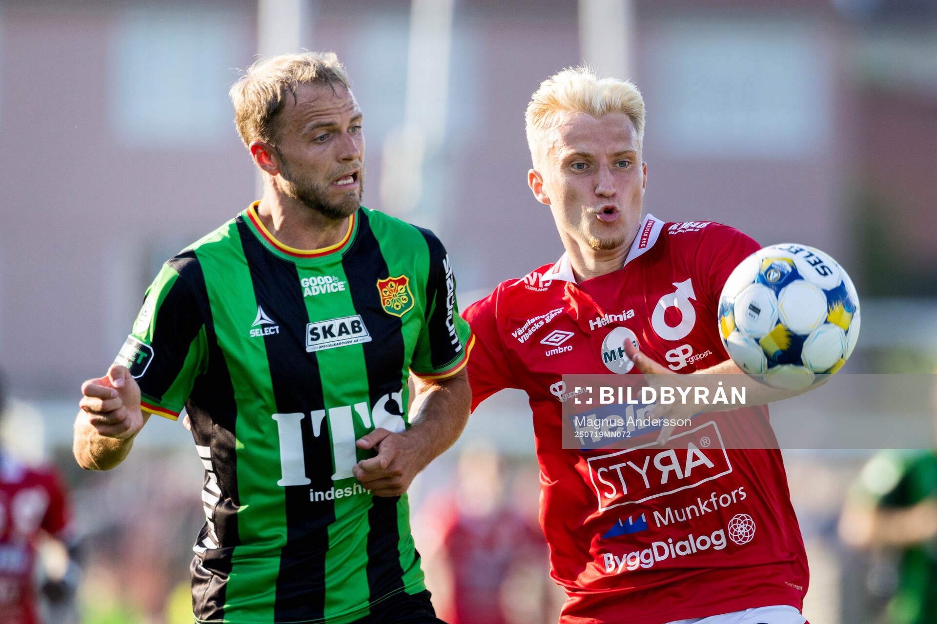 GAIS Gustav Lundgren och Degerfors Alexander Heden Lindskog
