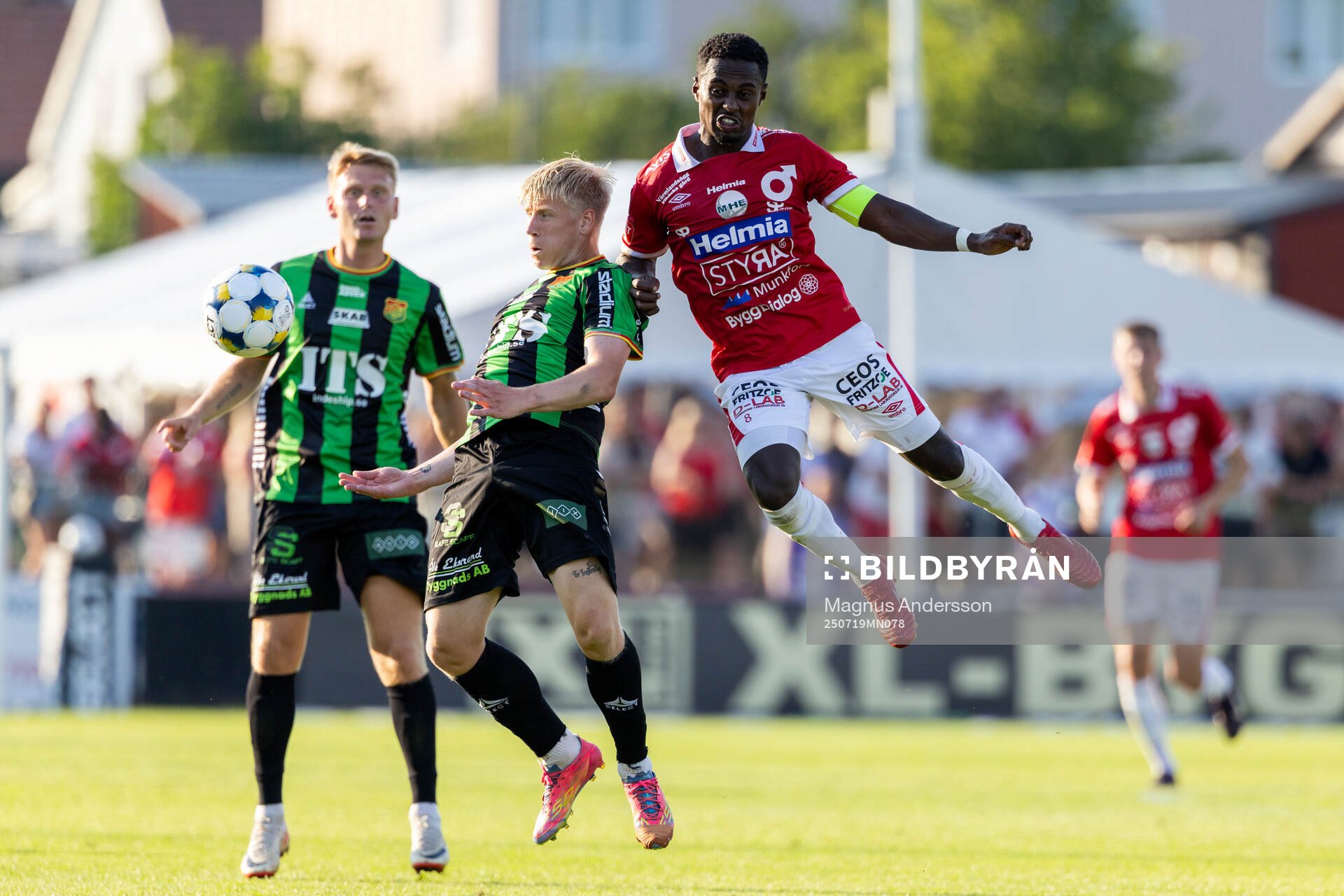 GAIS Robert Frosti Þorkelsson och Degerfors Nahom Netabay