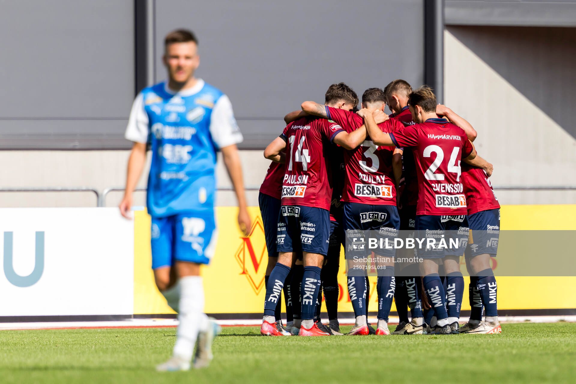 Örgrytes Noah Christoffersson jublar