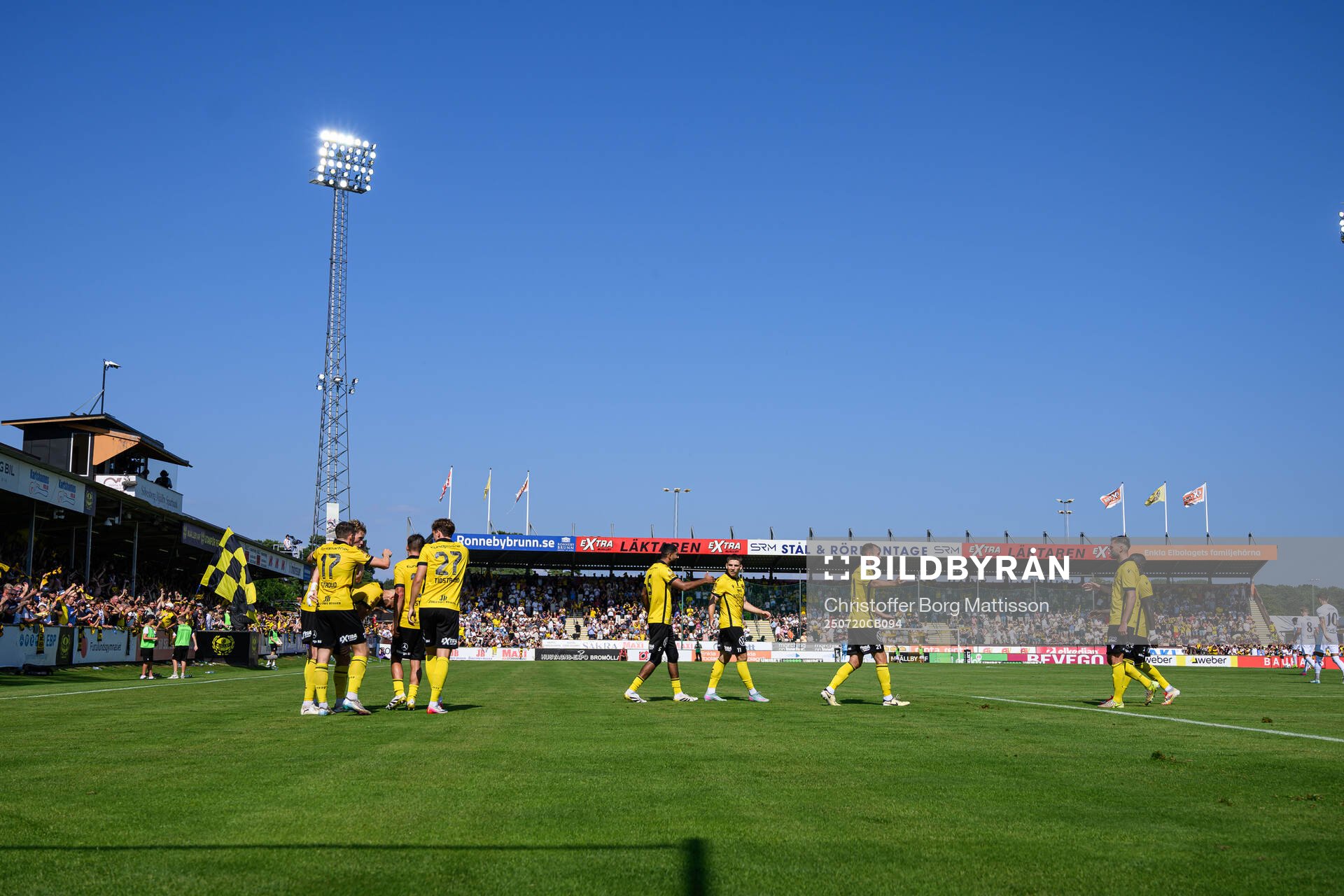 Mjällbys Ludvig Tidstrand jublar